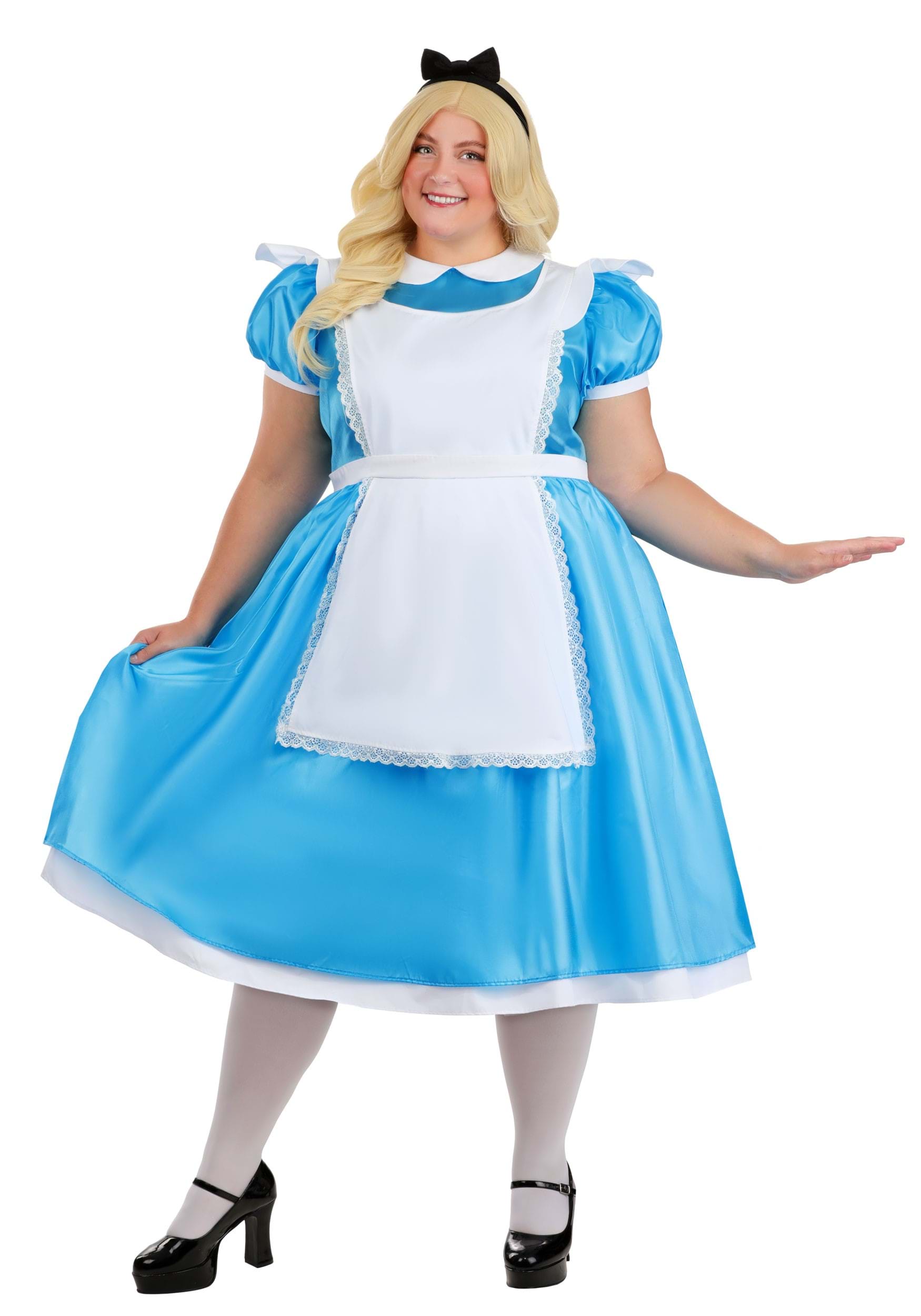 Plus Size Women's Deluxe Disney Alice Costume | Disney Costumes