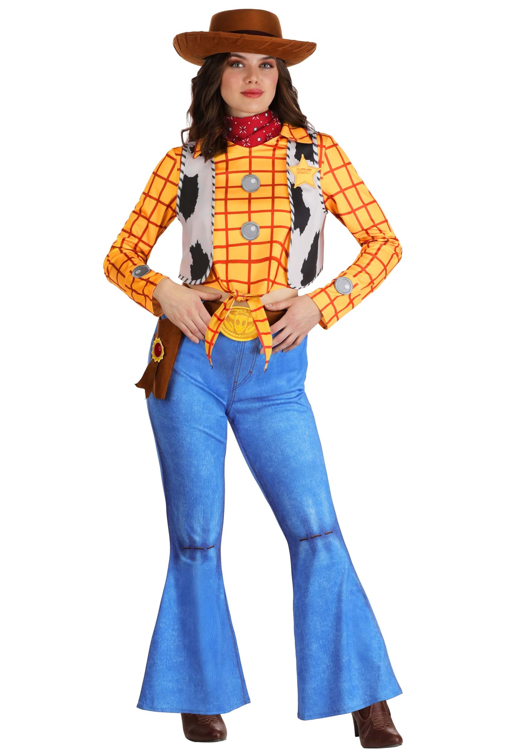 Deluxe Pixar Toy Story Woody Women's Costume | Disney Costumes