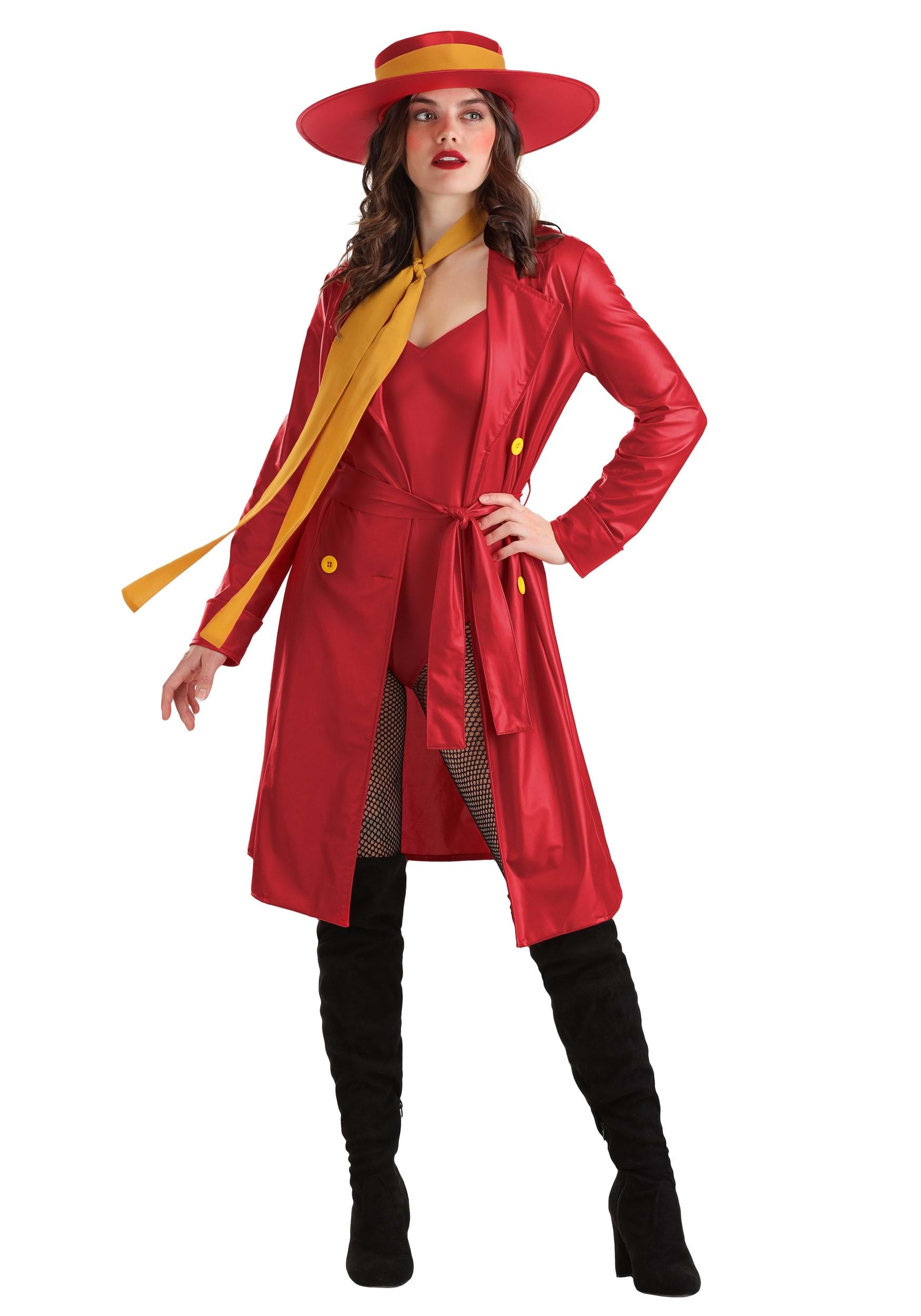 Carmen Sandiego Bodysuit Women's Costume | Television Costumes