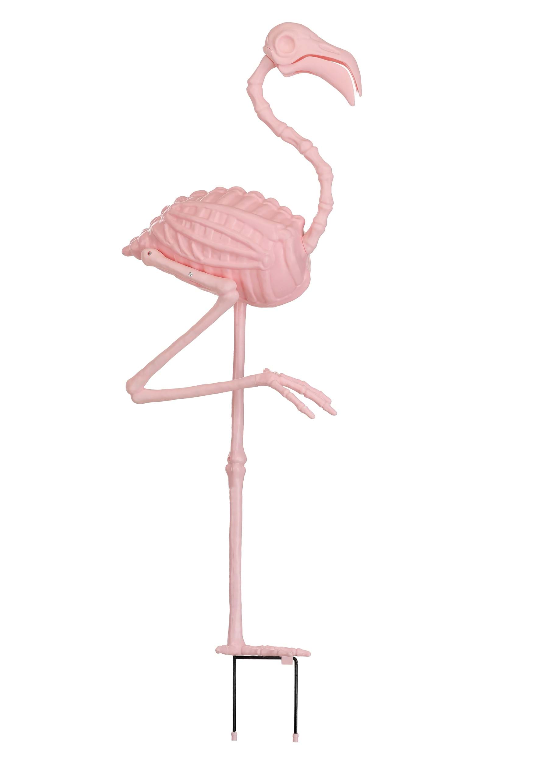 30-Inch Glow in the Dark Pink Flamingo Decoration | Outdoor Decorations