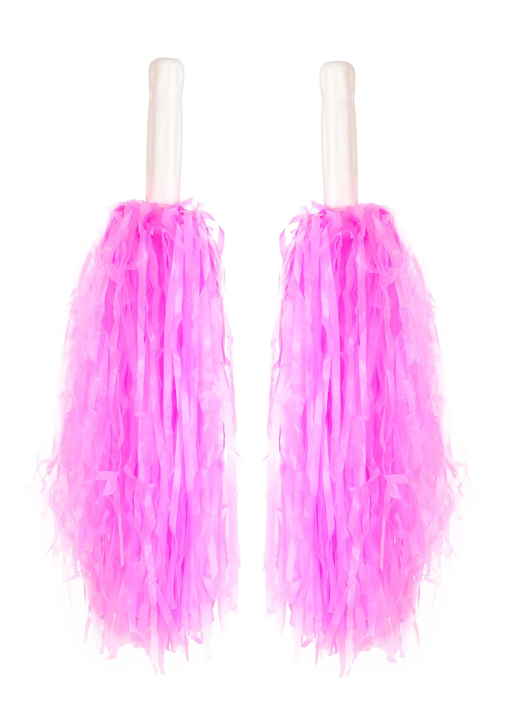 Pink Pom Pom Cheerleader Set
