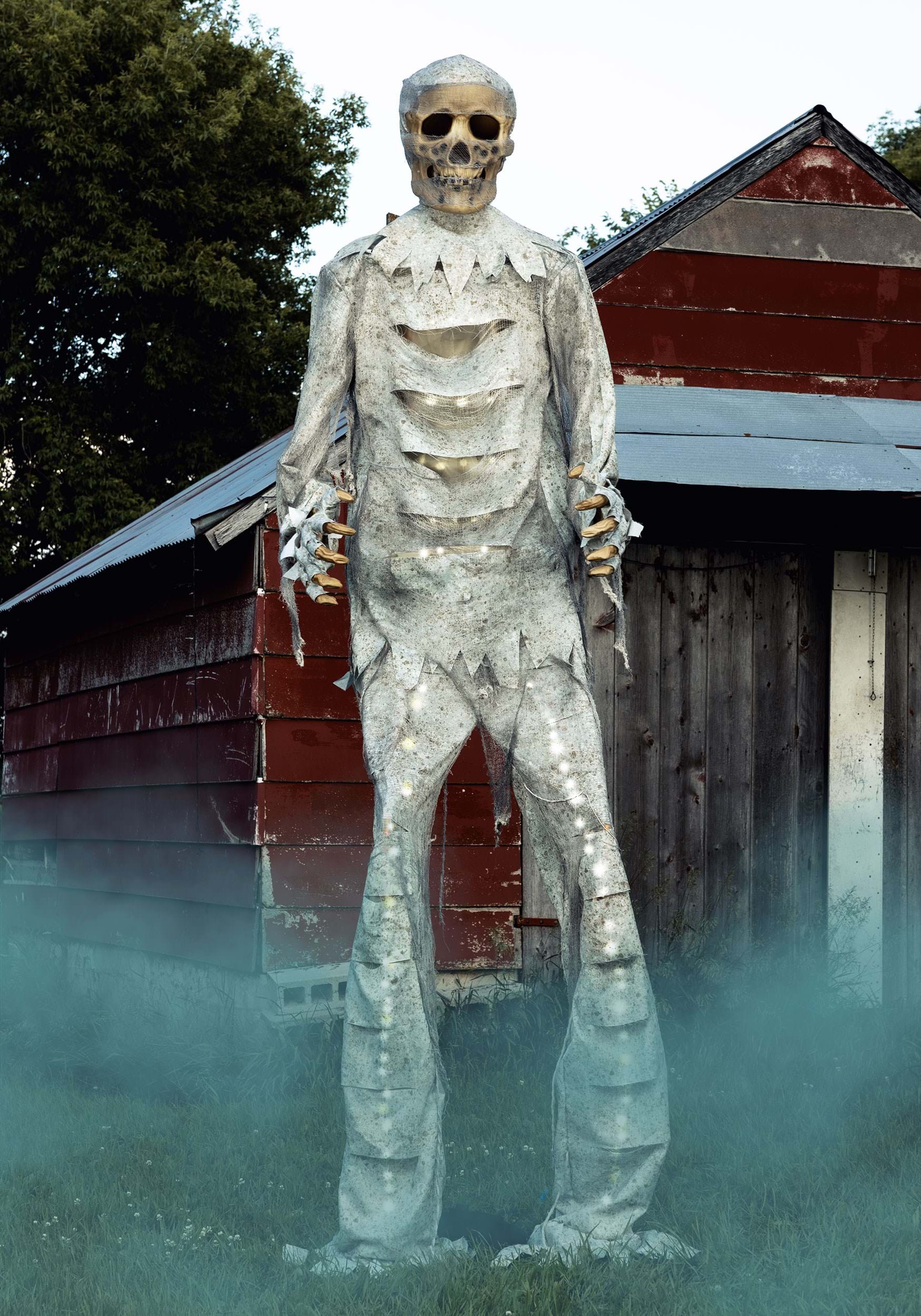 12FT Animatronic Short Circuit Mummy Decoration | Halloween Animatronics