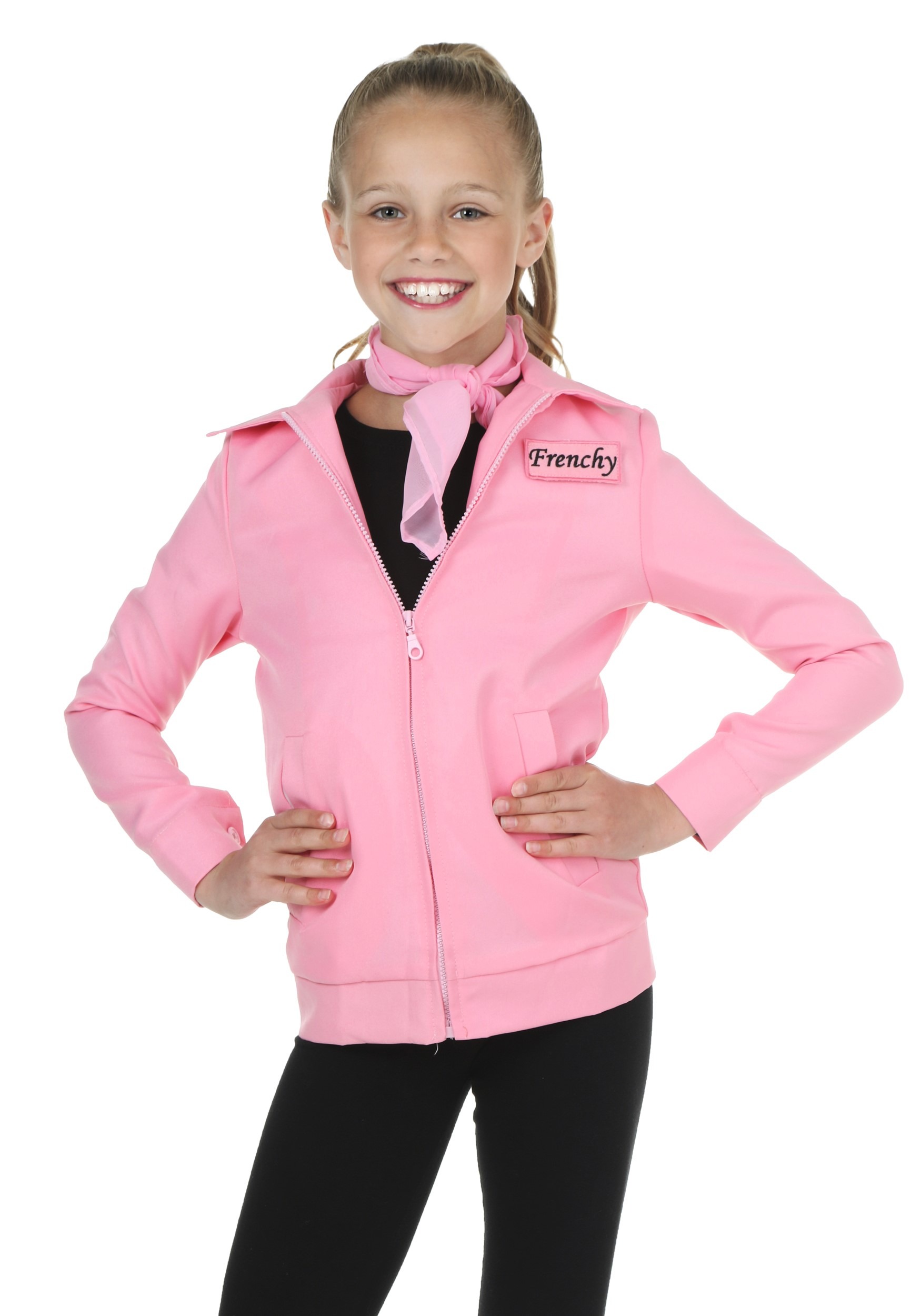 Child Authentic Pink Ladies Jacket Costume | Grease Costumes