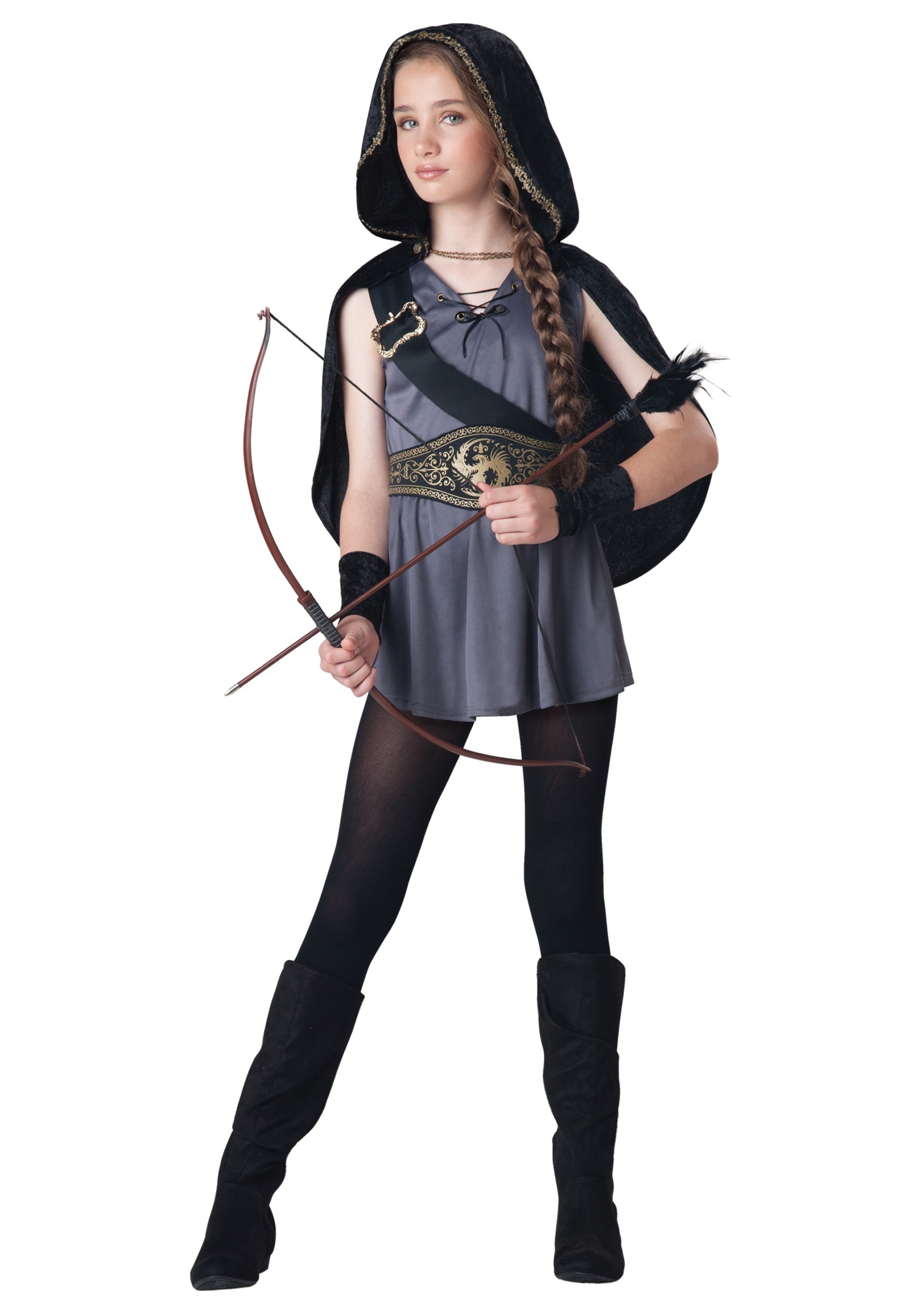 Hooded Huntress Girl's Costume | Girl's Costumes