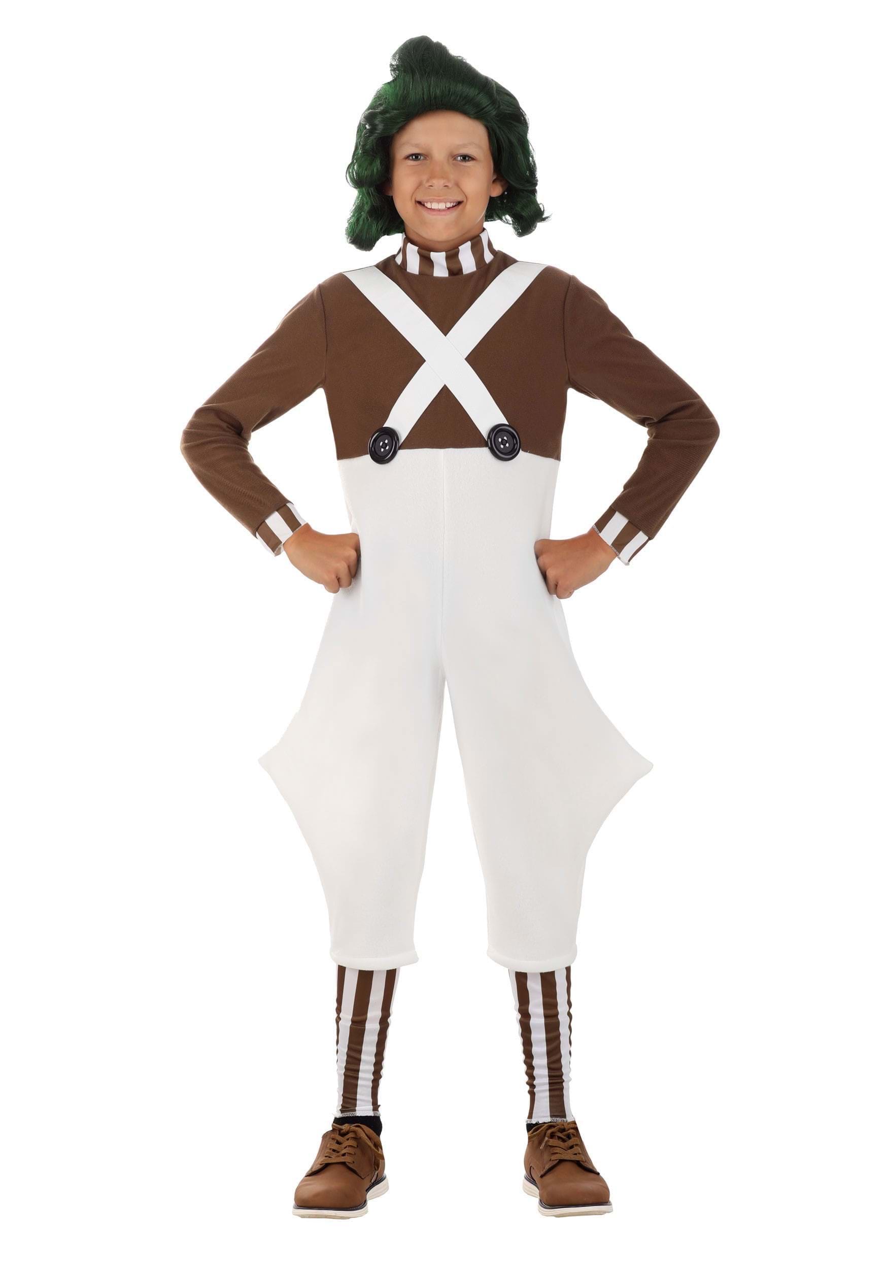 Child Willy Wonka Oompa Loompa Costume
