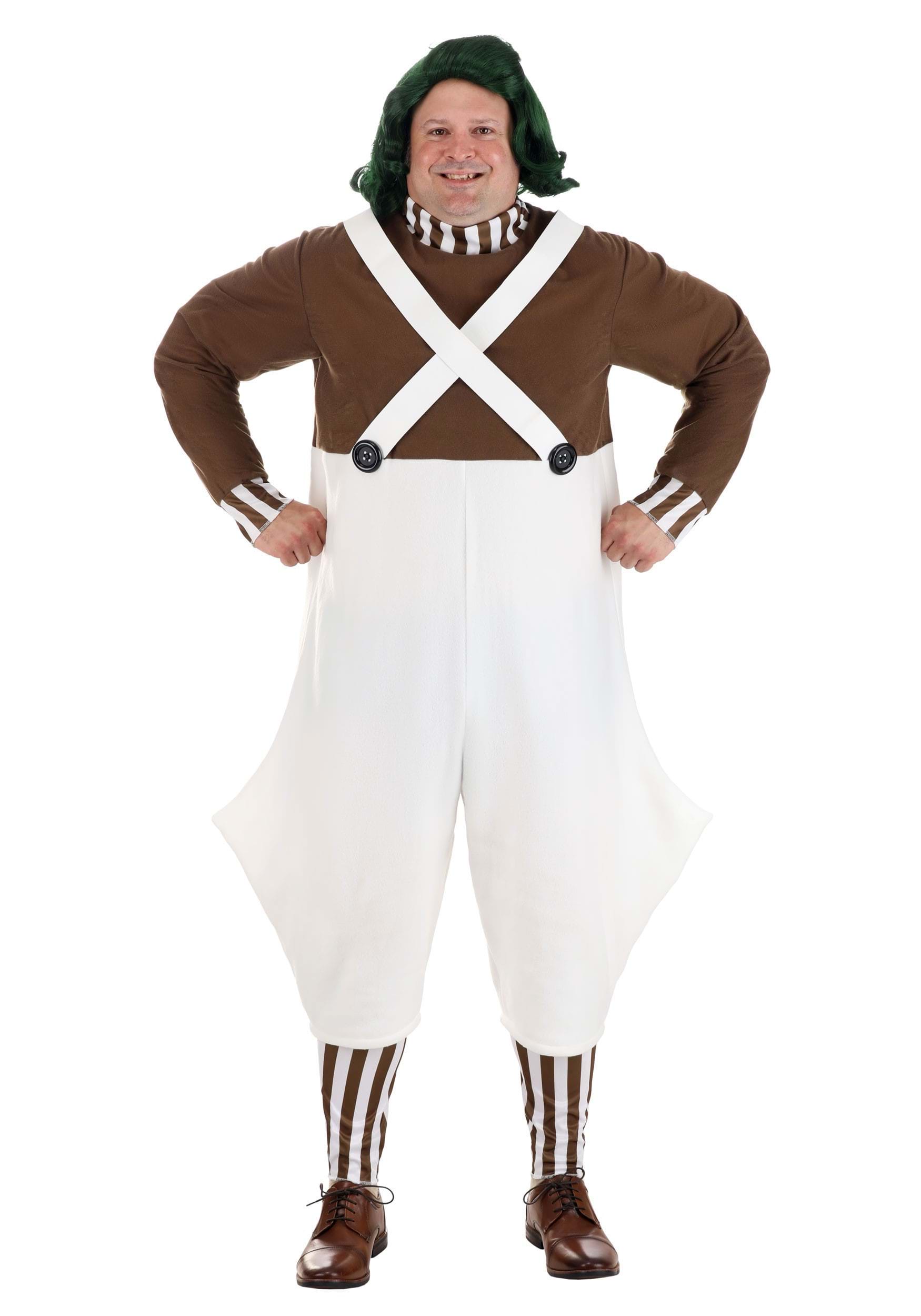 Adult Willy Wonka Plus Size Oompa Loompa Costume | Willy Wonka Costumes