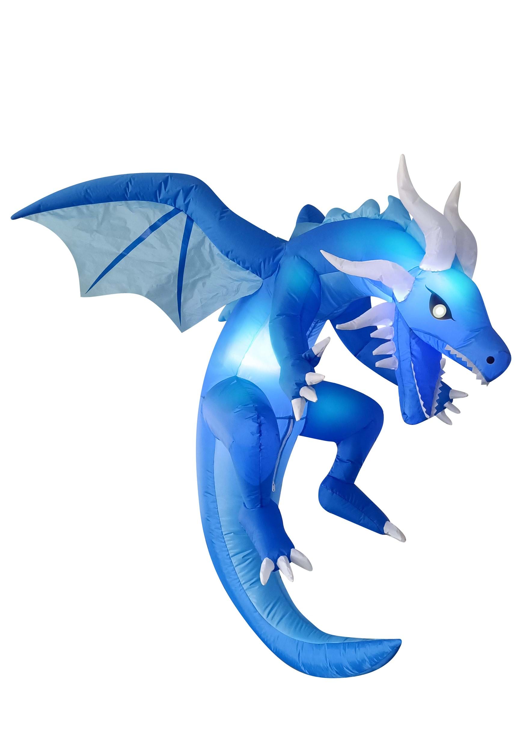 5FT Hanging Ice Dragon Inflatable Halloween Decoration | Inflatable Decorations