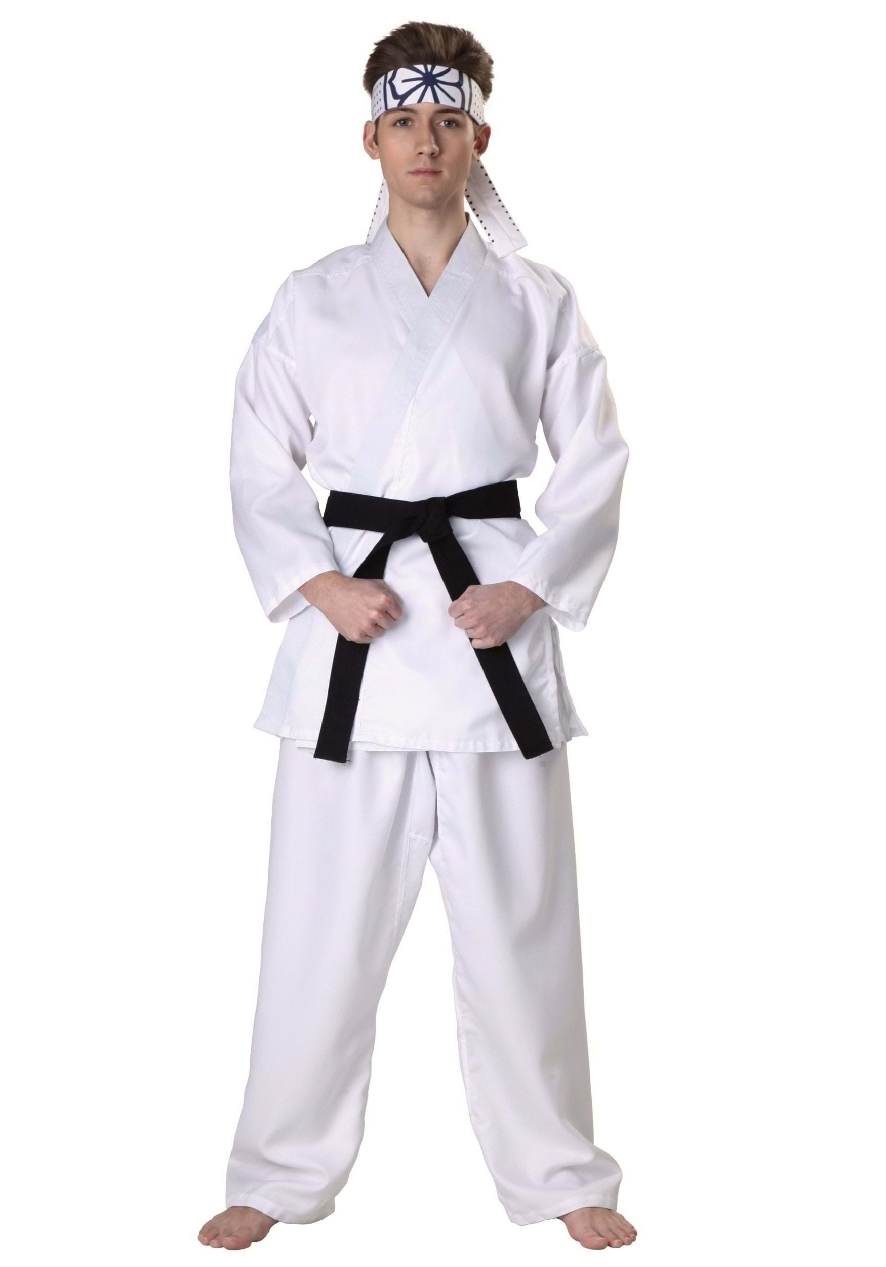 Men's Plus Size Karate Kid Daniel San Costume