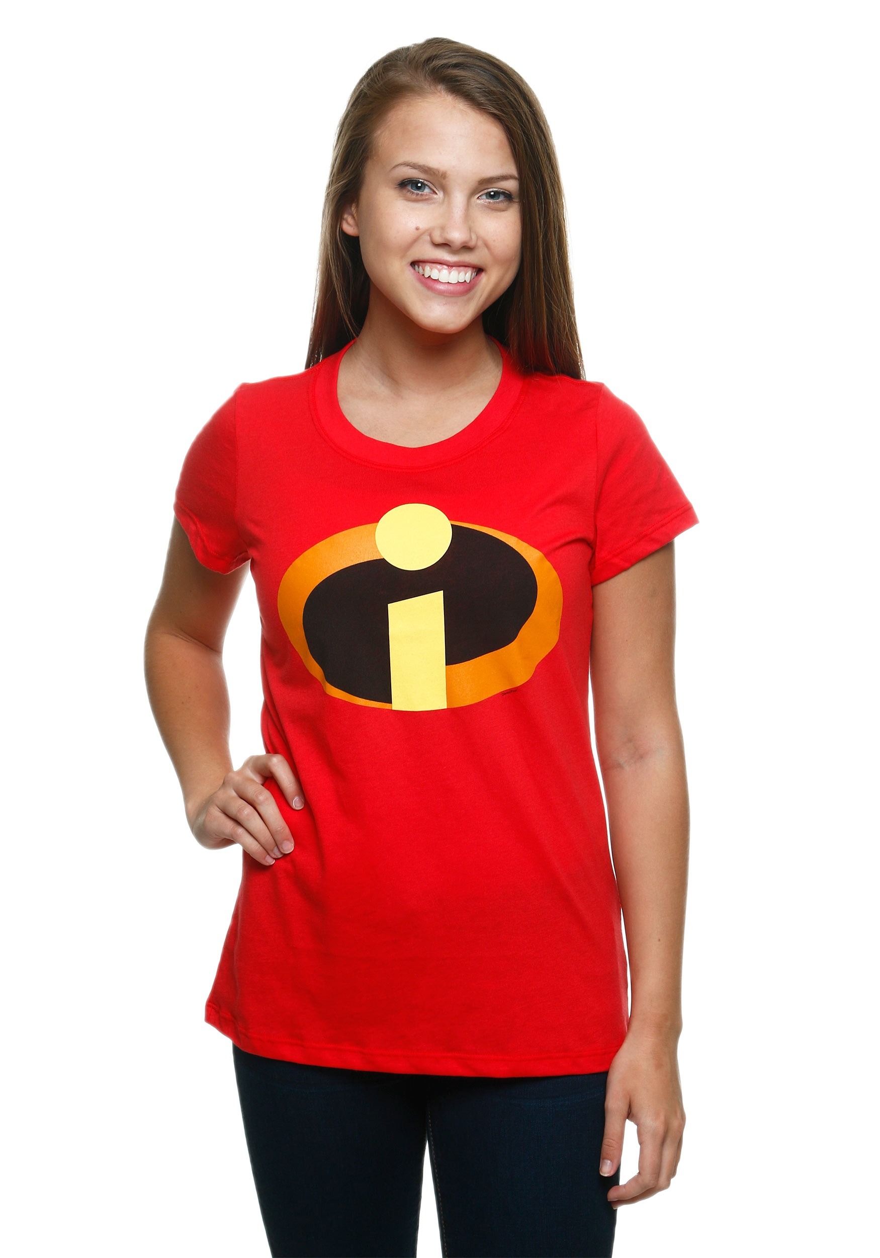 Disney The Incredibles Costume Logo Women