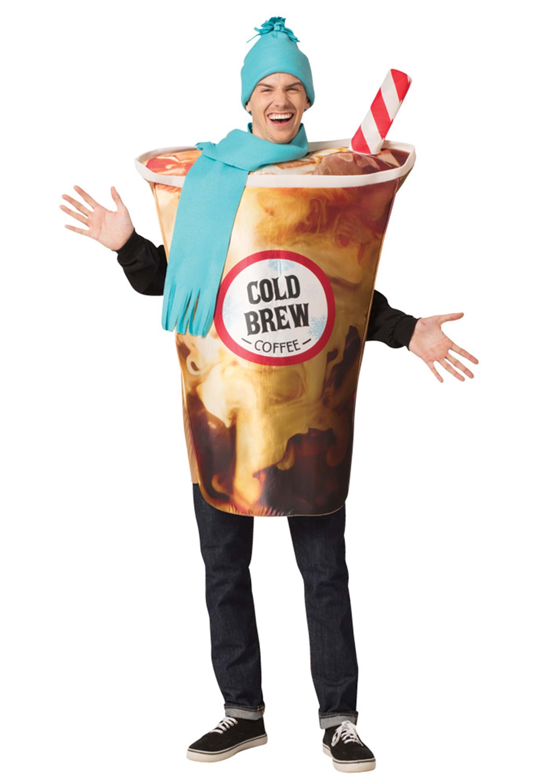 Adult Cold Brew Coffee Costume | Beverage Costumes