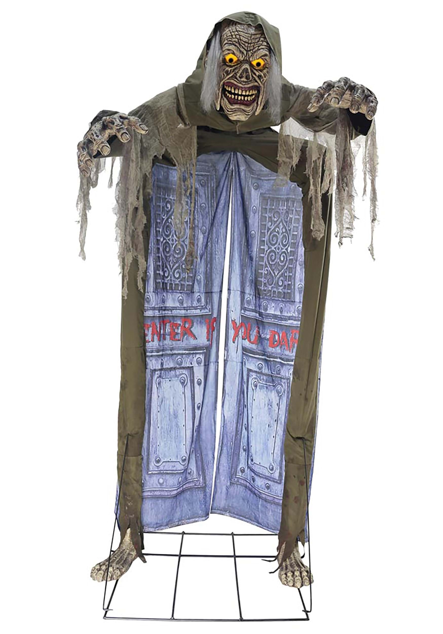10 Foot Looming Ghoul Animated Archway Decoration | Halloween Animatronics