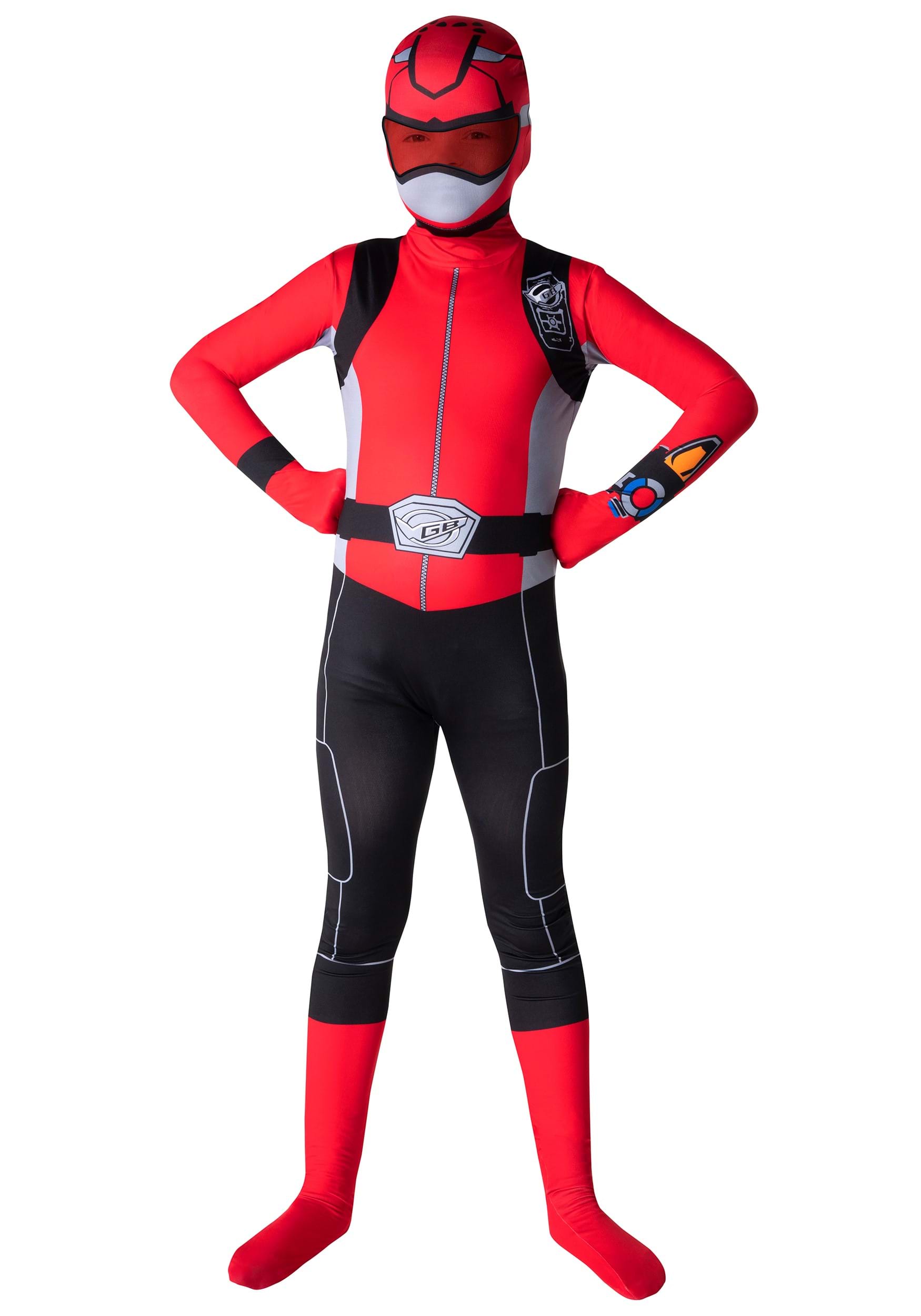 Power Rangers Red Beast Morphers Kid's Costume | Power Rangers Costumes