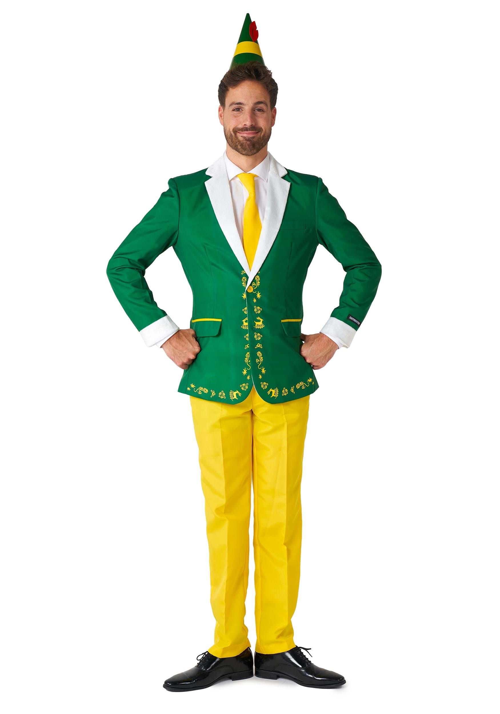 Buddy the Elf Adult Suitmeister Costume Suit | Buddy the Elf Costumes