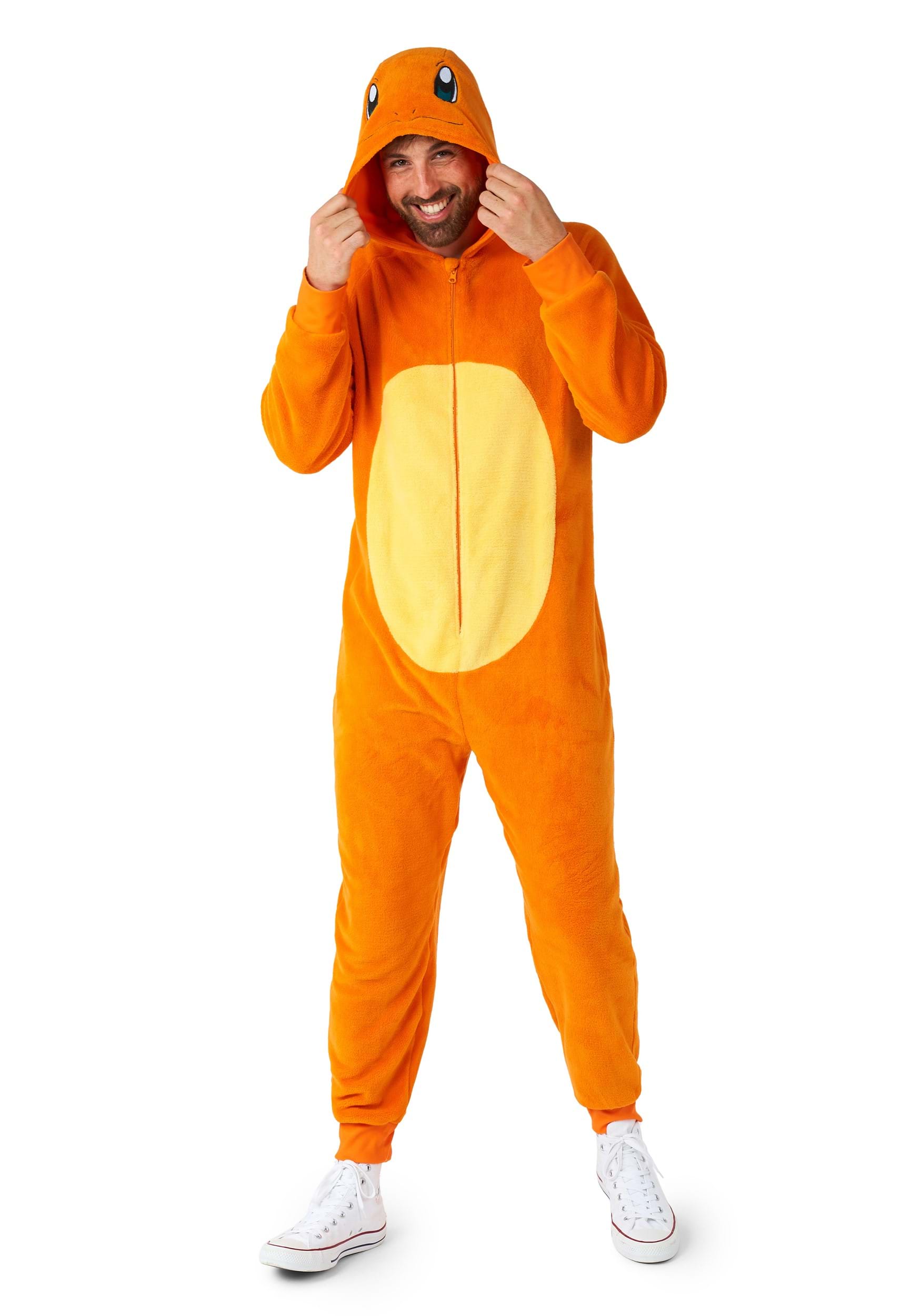Pokémon Adult Charmander Costume Onesie | Pokémon Costumes