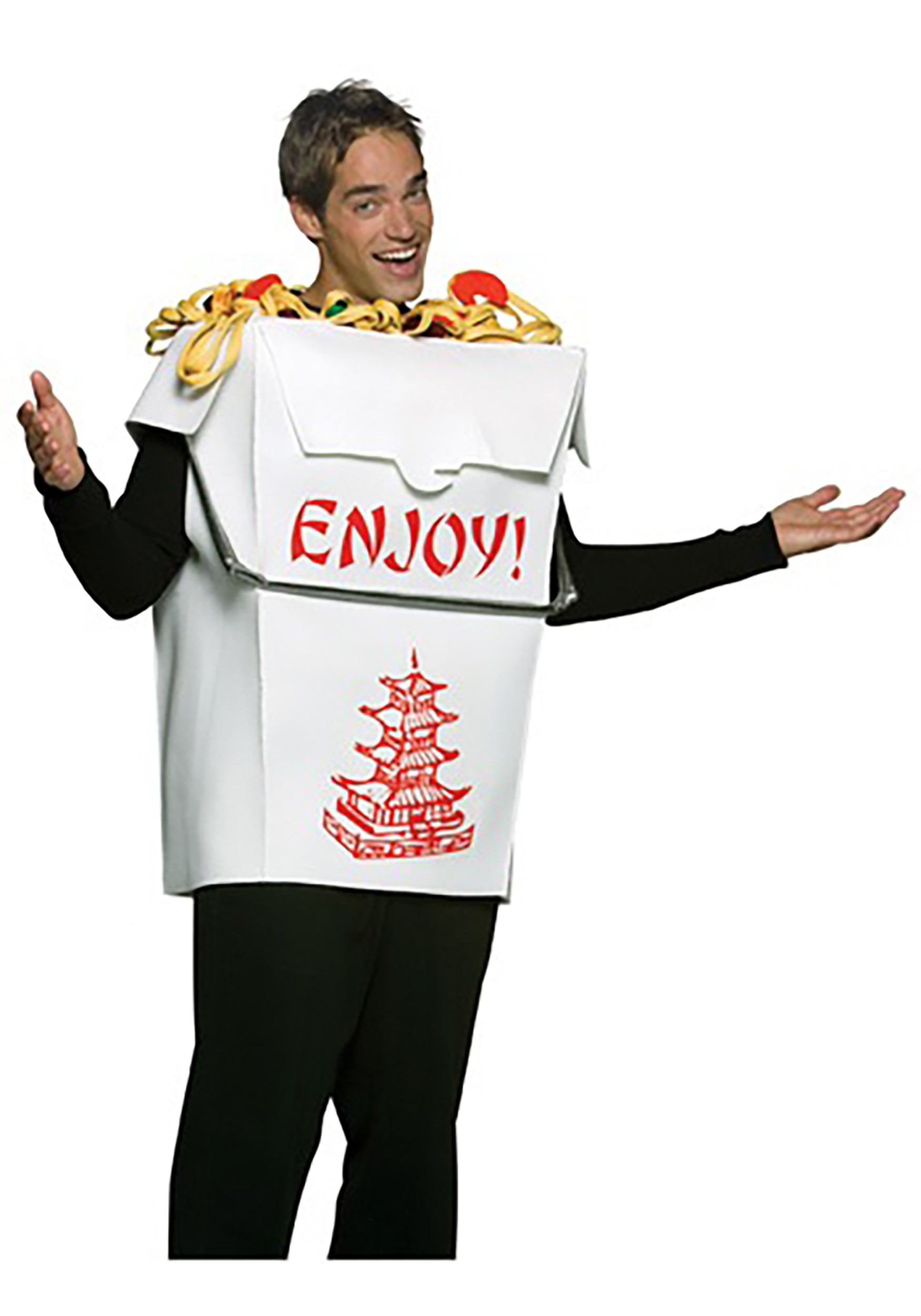 Chinese Take Out Adult Costume | Adult Food Costumes