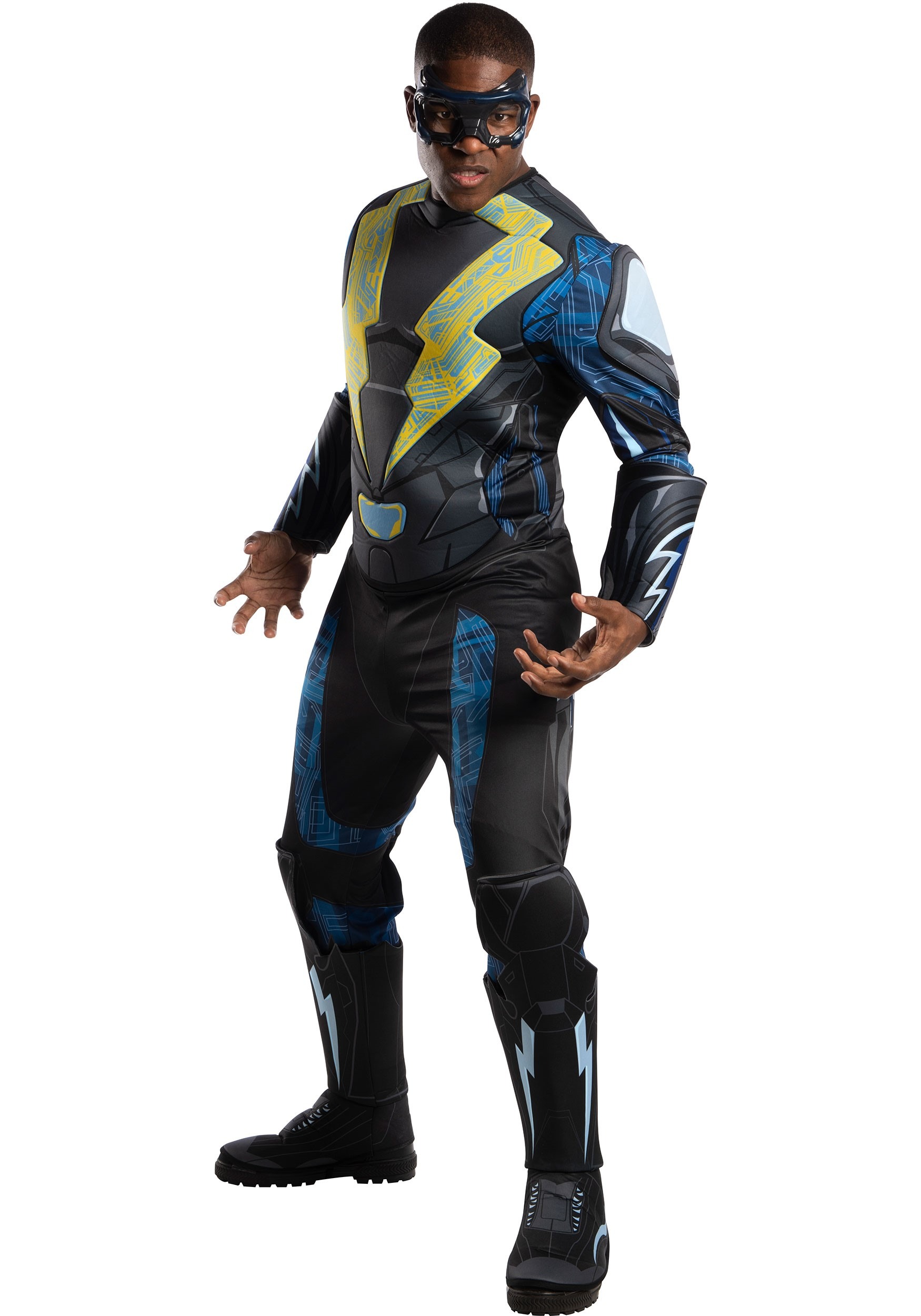 DC Comics Black Lightning Adult Deluxe Costume | Adult Superhero Costumes