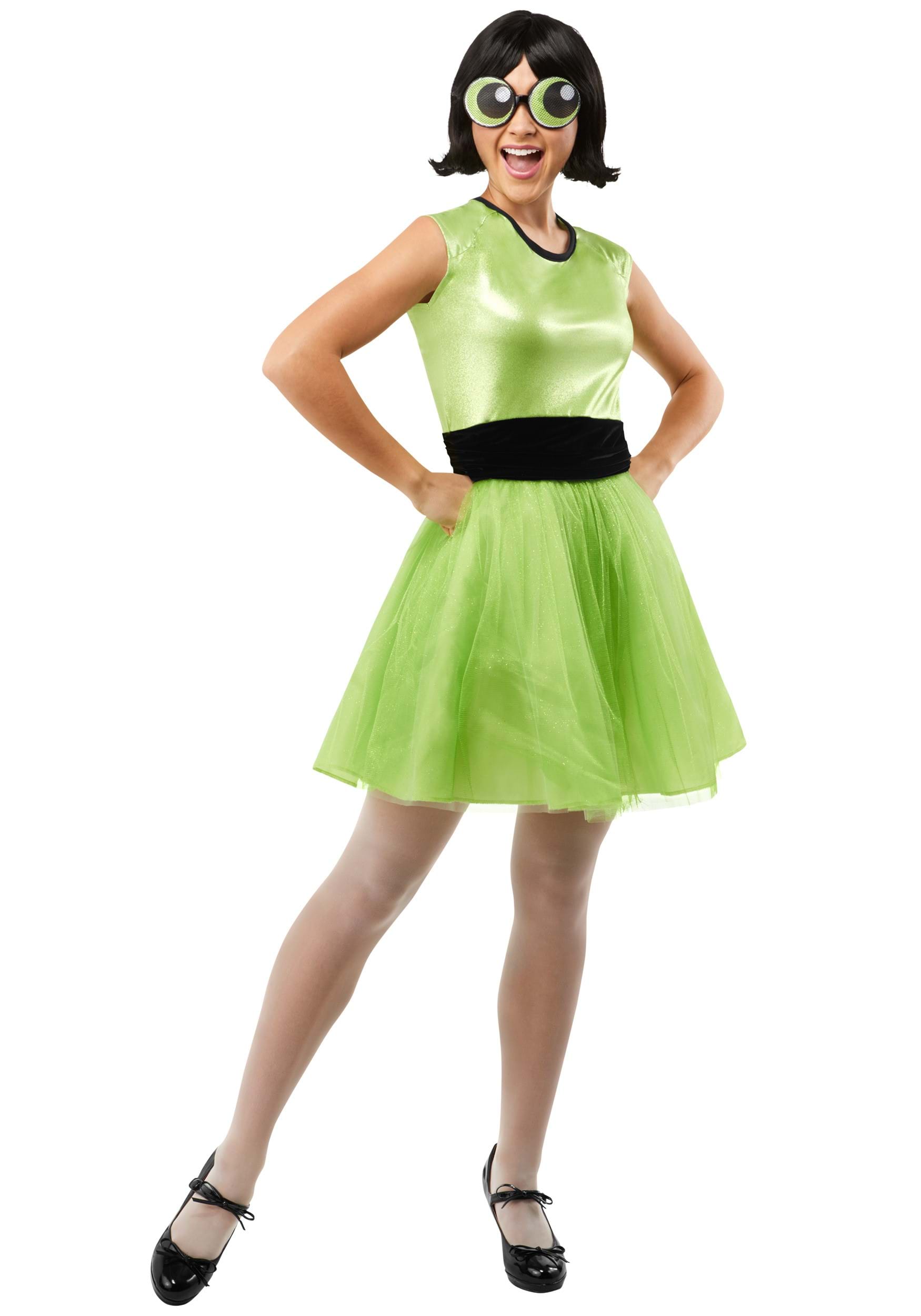 Powerpuff Girls Buttercup Women's Costume | Cartoon Costumes