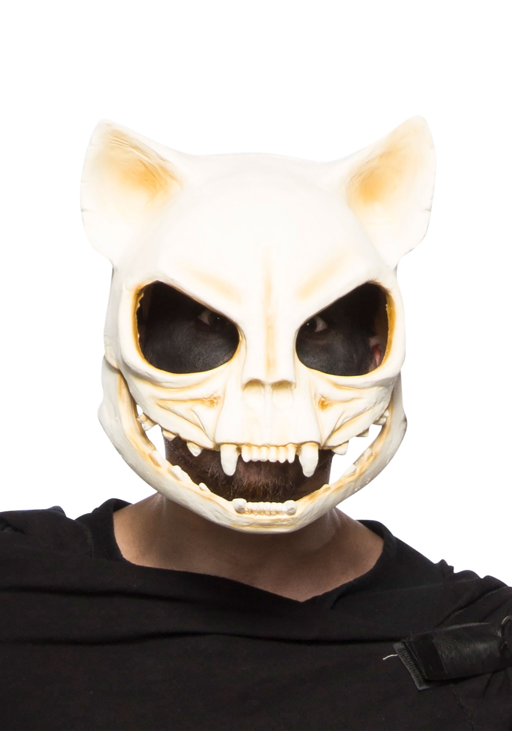 Cat Skull Adult Costume Mask | Cat Accessories