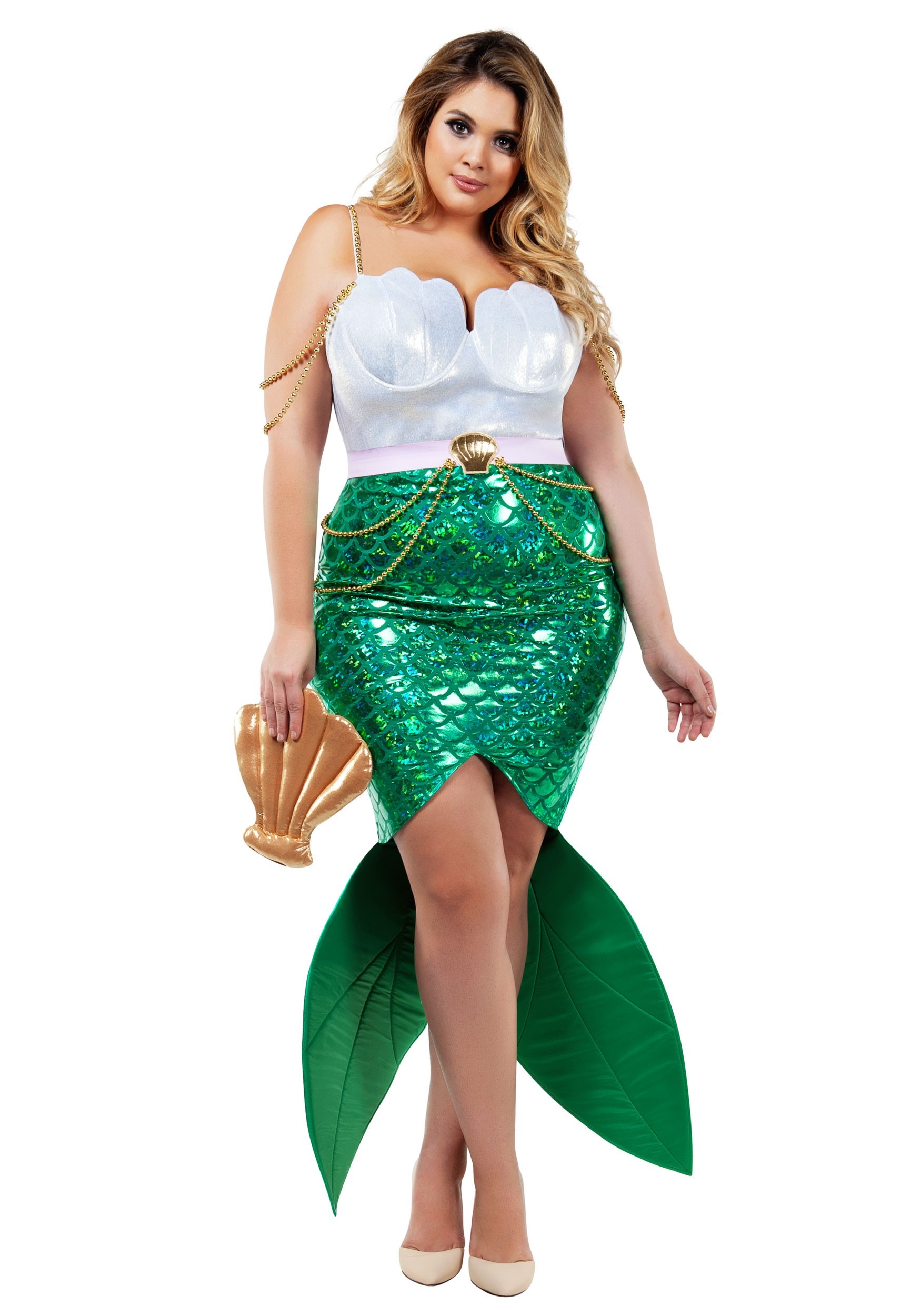 Women's Plus Size Alluring Sea Siren Mermaid Costume | Sexy Mermaid Costume