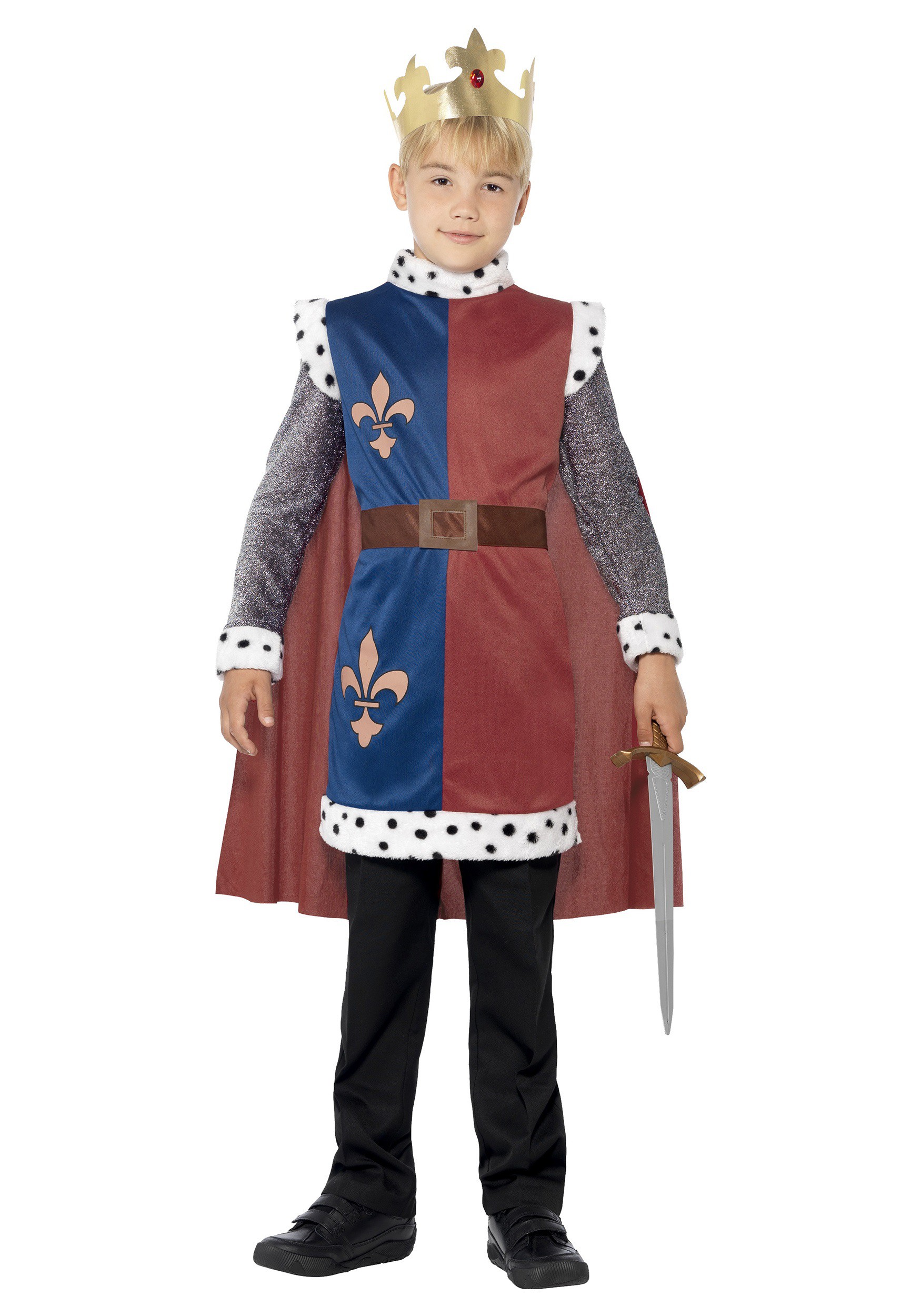 Medieval King Arthur Tunic Boy's Costume | Historical Costumes