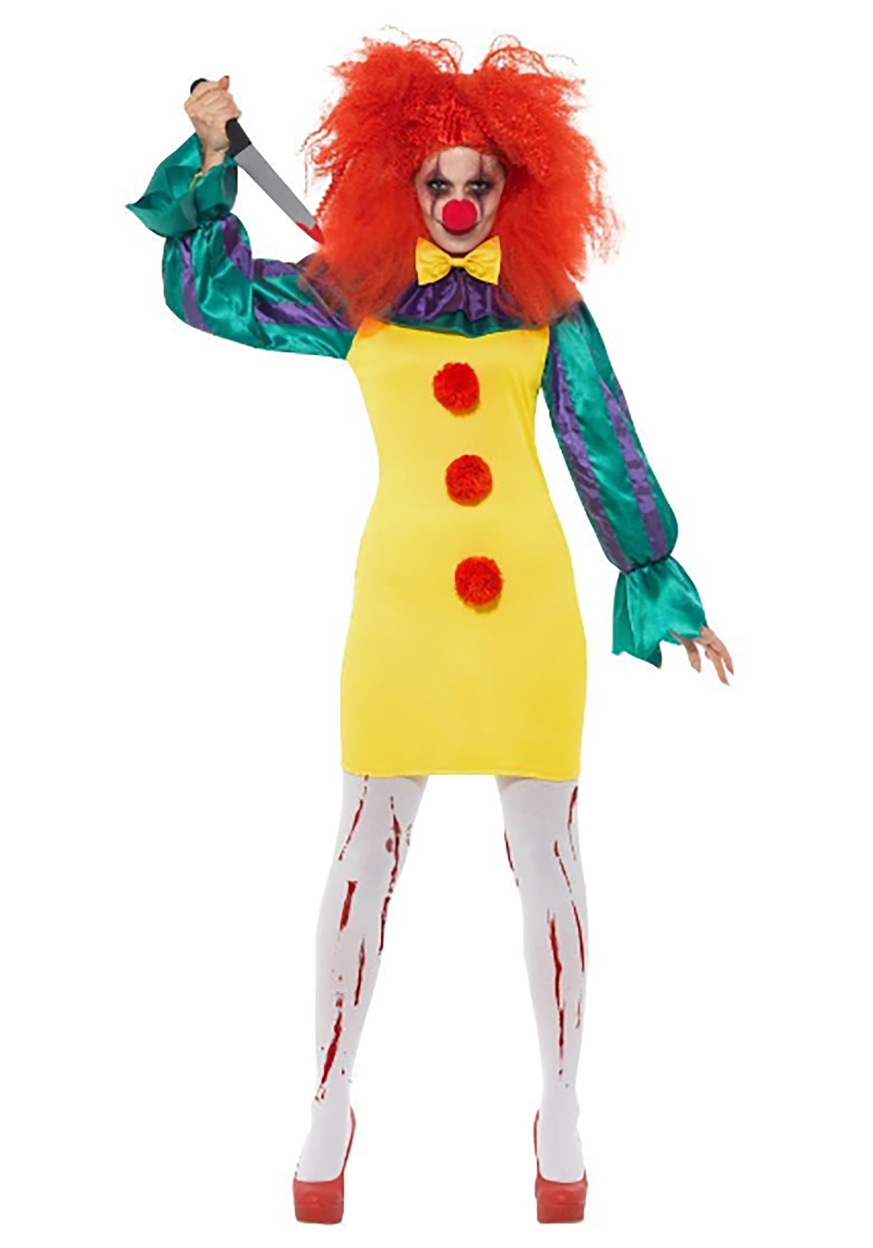 Adult Classic Horror Clown Costume | Evil Clown Costumes