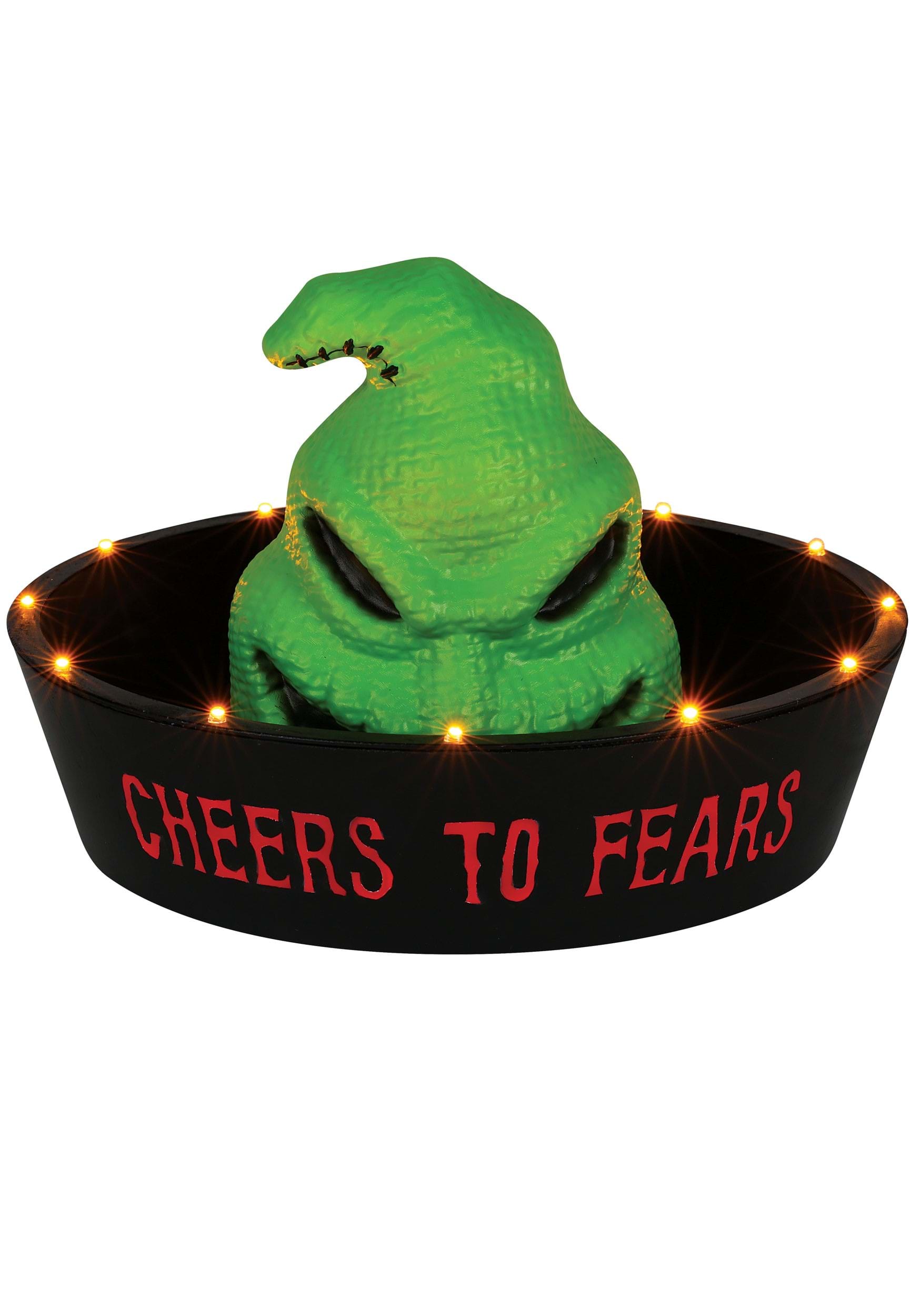 Disney Light Up Oogie Boogie Roulette Candy Bowl Decoration | Disney Decorations