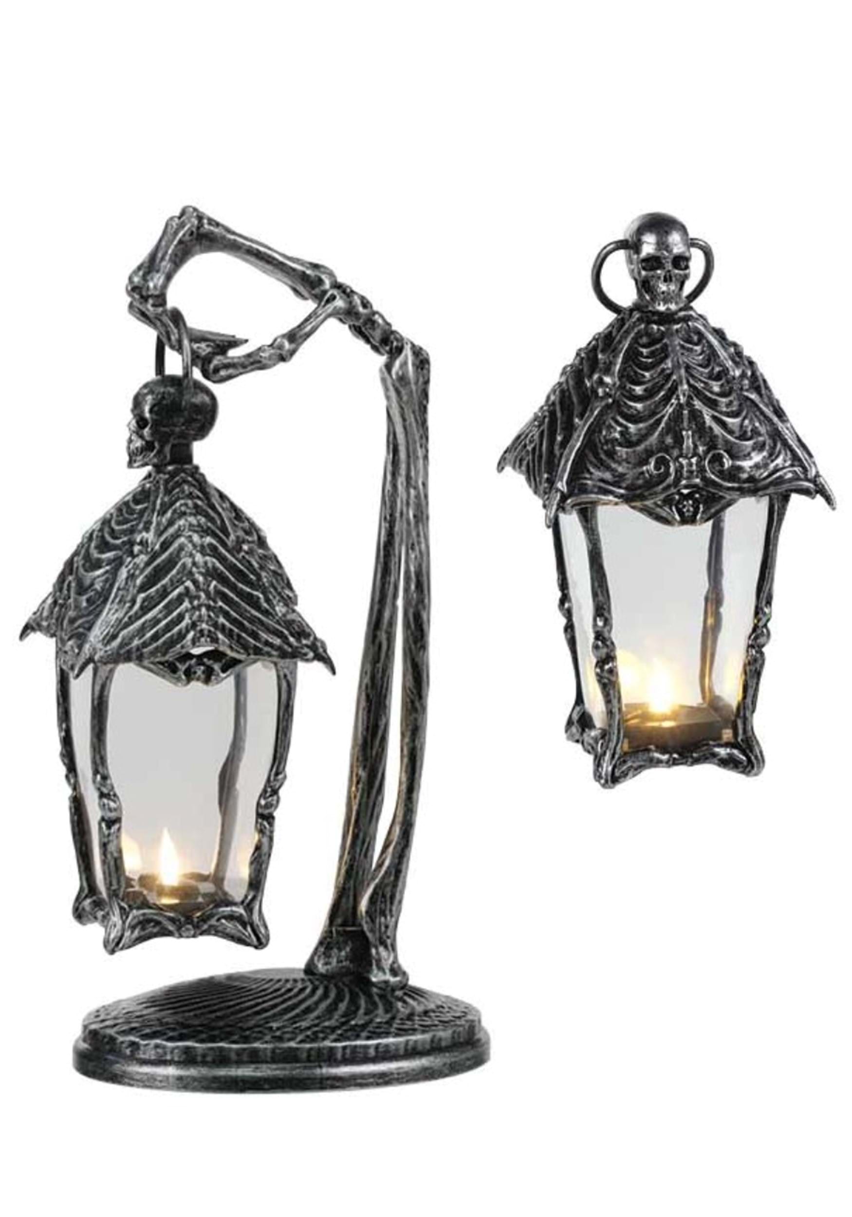 Skeleton Crew 16.5 Inch Lantern Decoration | Halloween Decor
