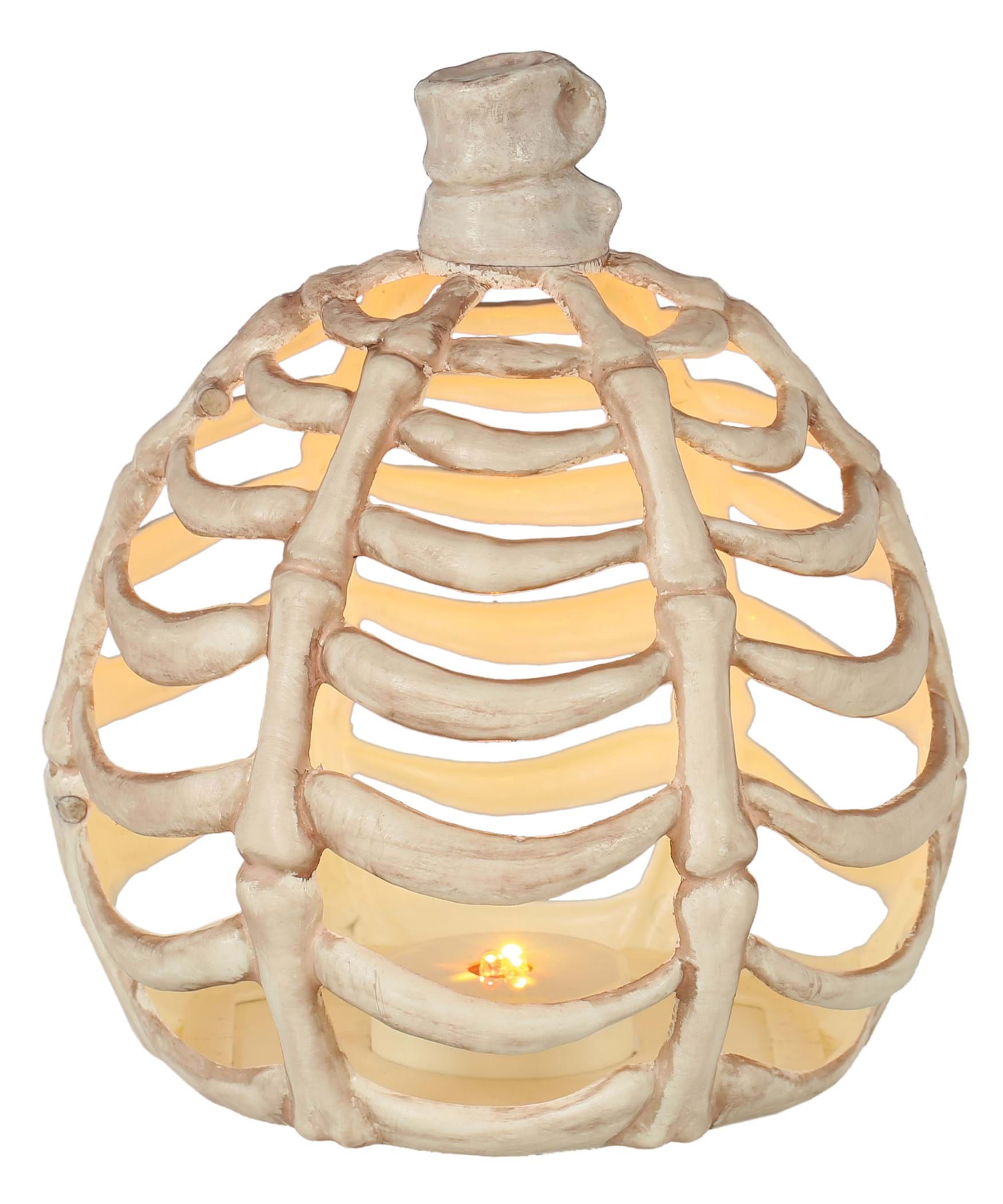 9 Light Up Pumpkin Made of Bones Decoration | Pumpkin Decorations