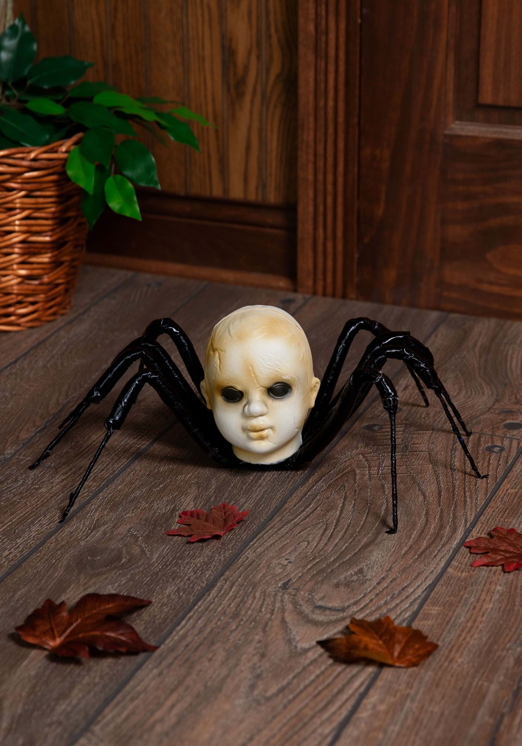 24-Inch Baby Head Spider Decoration | Spider Decorations