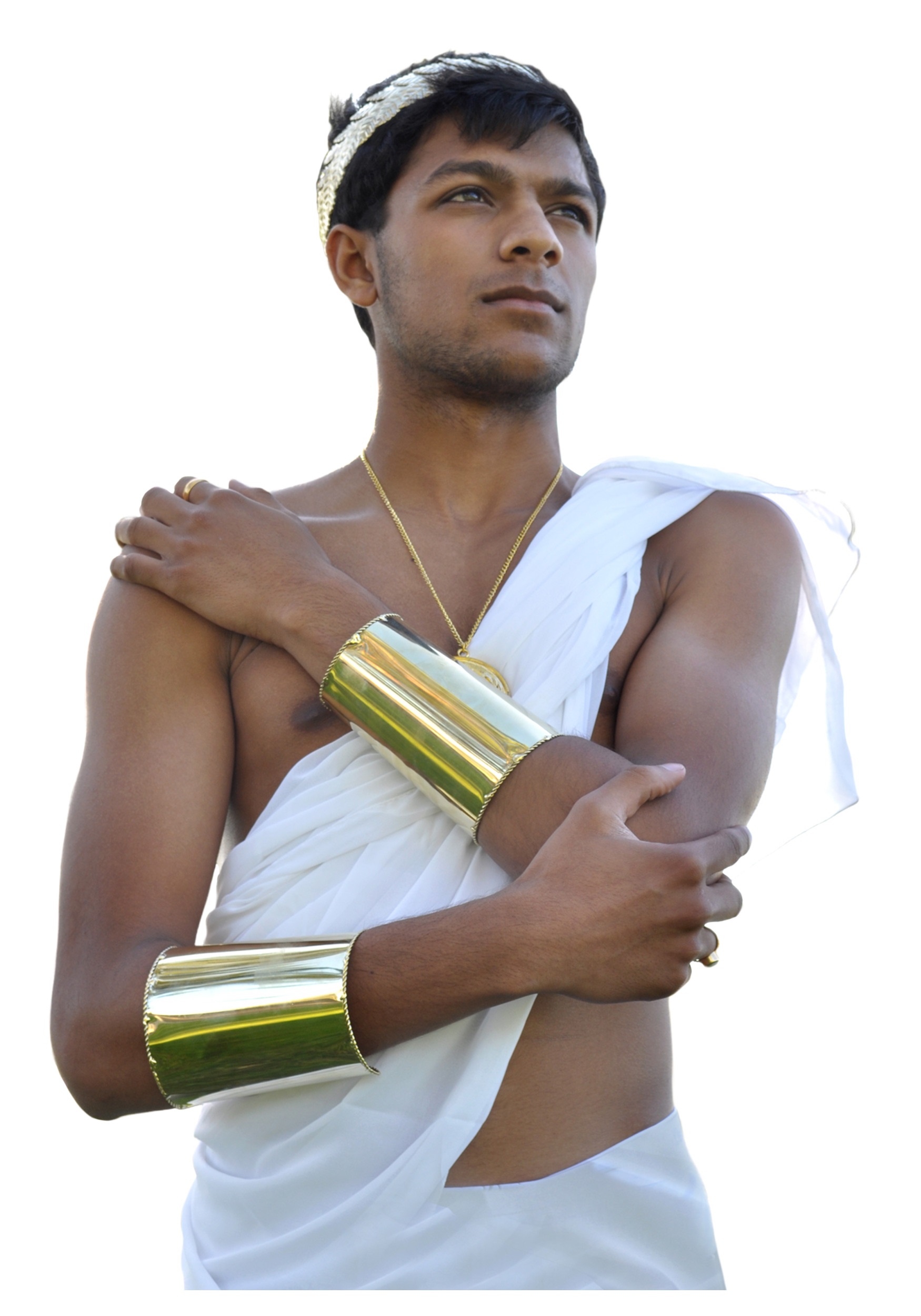 Adult Gold Roman Cuffs