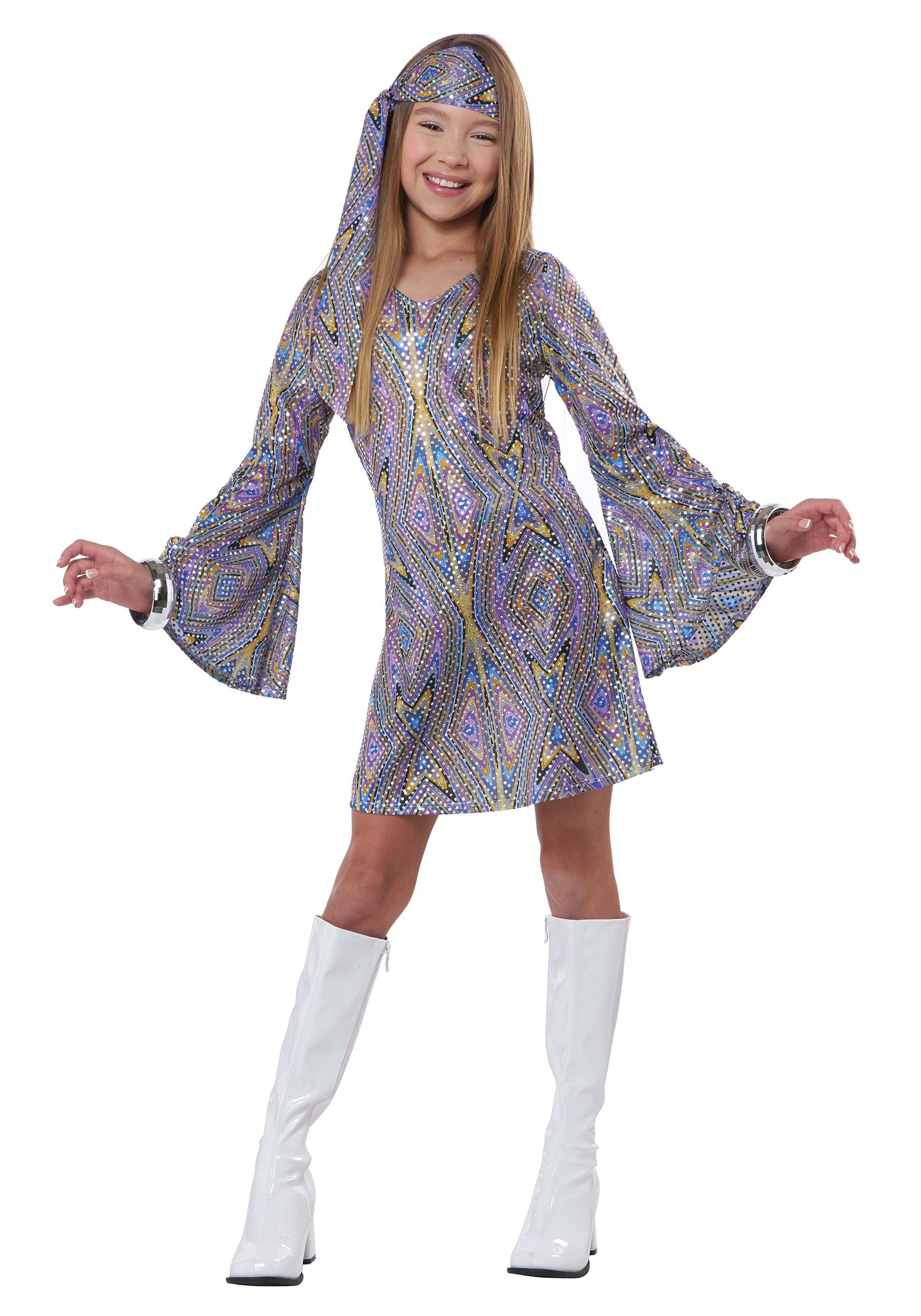 Disco Darling Girl's Costume | Kid's Disco Costumes