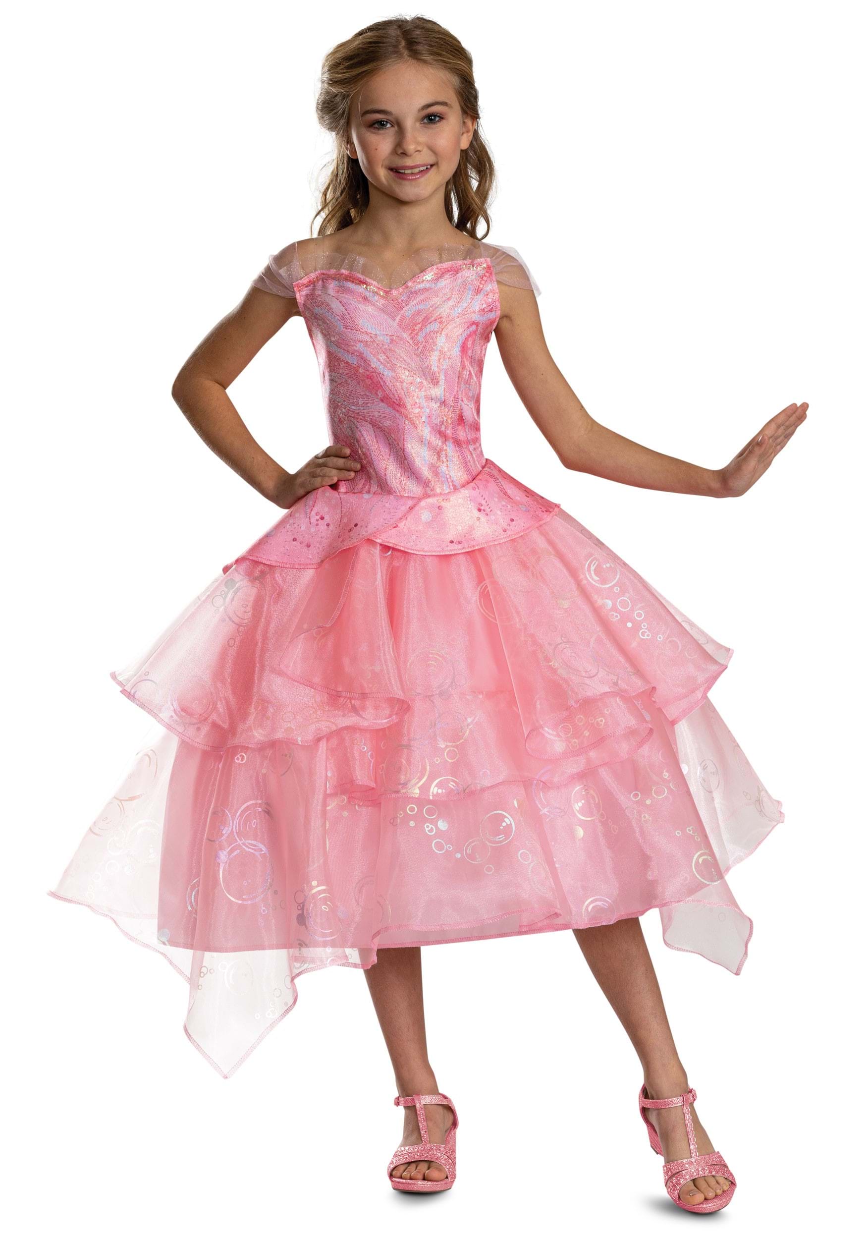 Classic Wicked Glinda Dress Girl's Costume | Movie Costumes