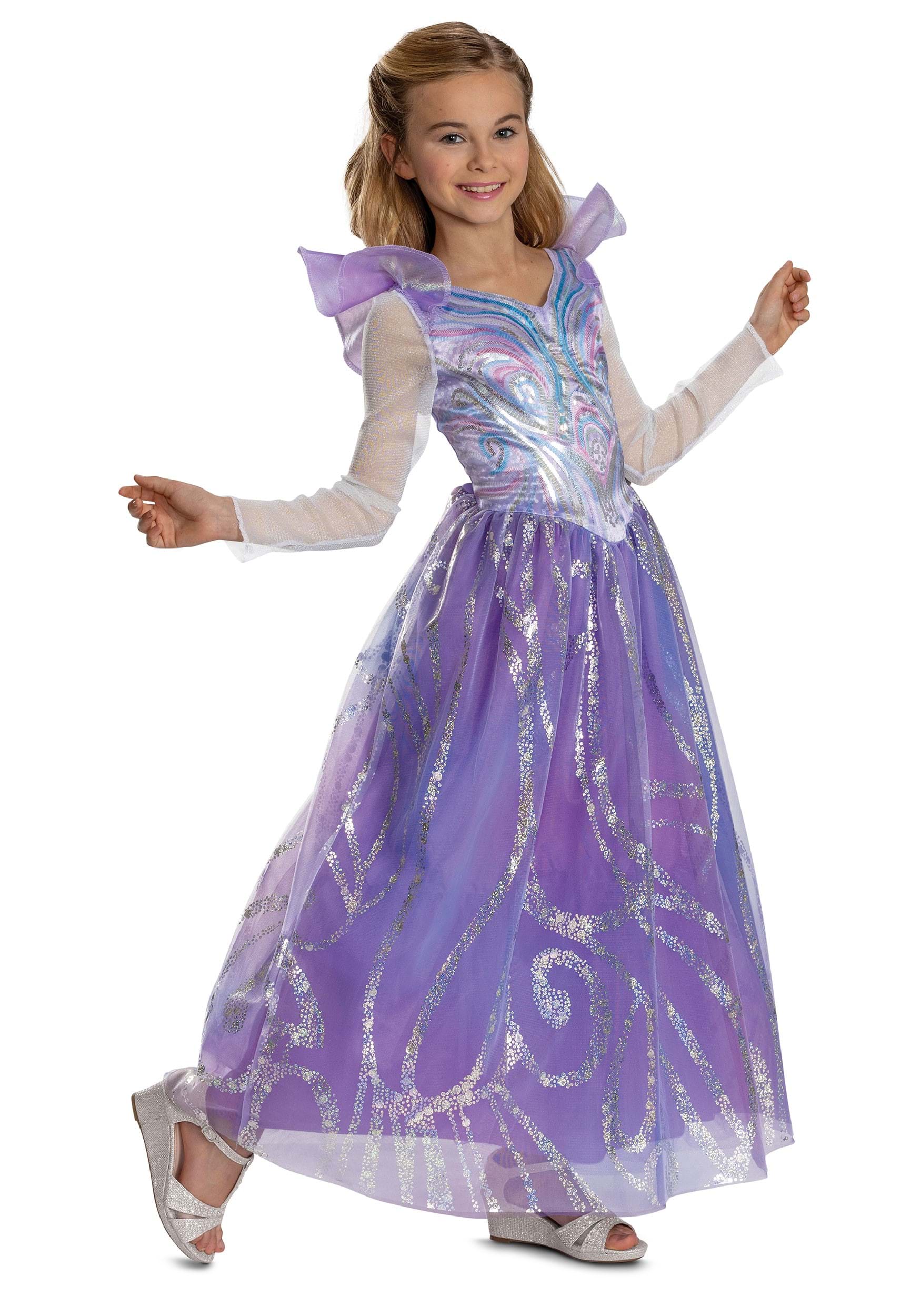Deluxe Wicked Glinda For Good Costume for Girls | Wicked Costumes