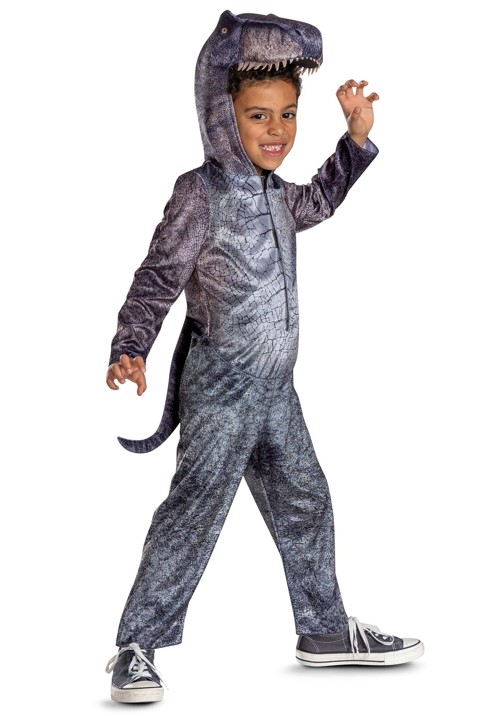 Classic Jurassic World Rebirth Kid's T-Rex Costume | Movie Costumes