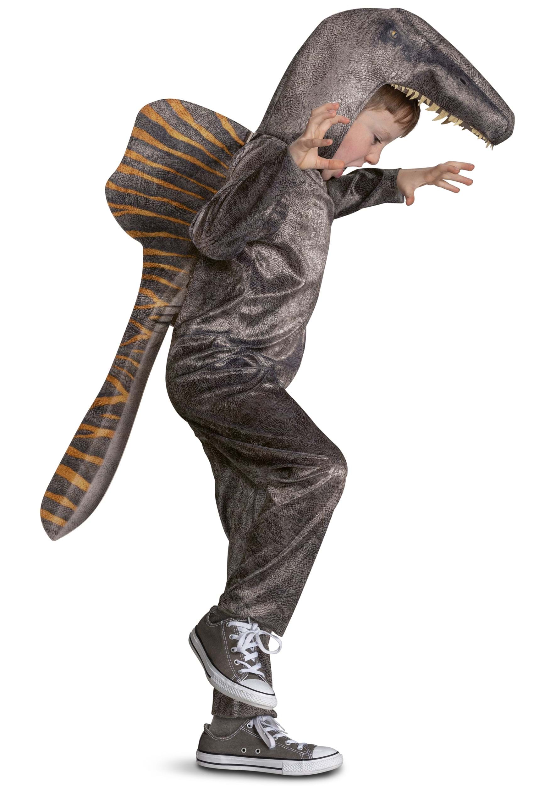 Classic Jurassic World Rebirth Spinosaur Kid's Costume | Movie Costumes