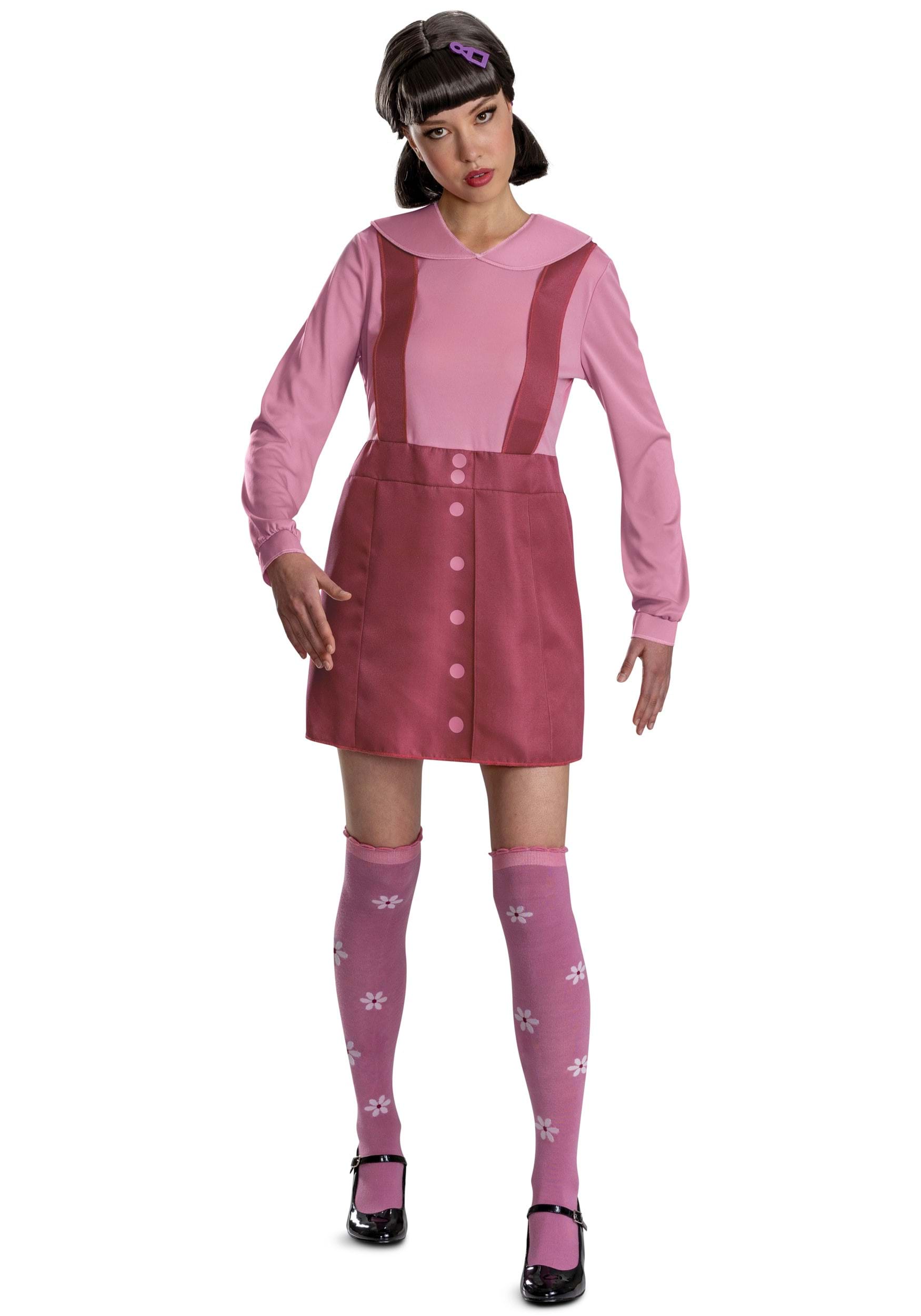 Deluxe Women's Squid Game Young-Hee Doll Costume | TV Show Costumes