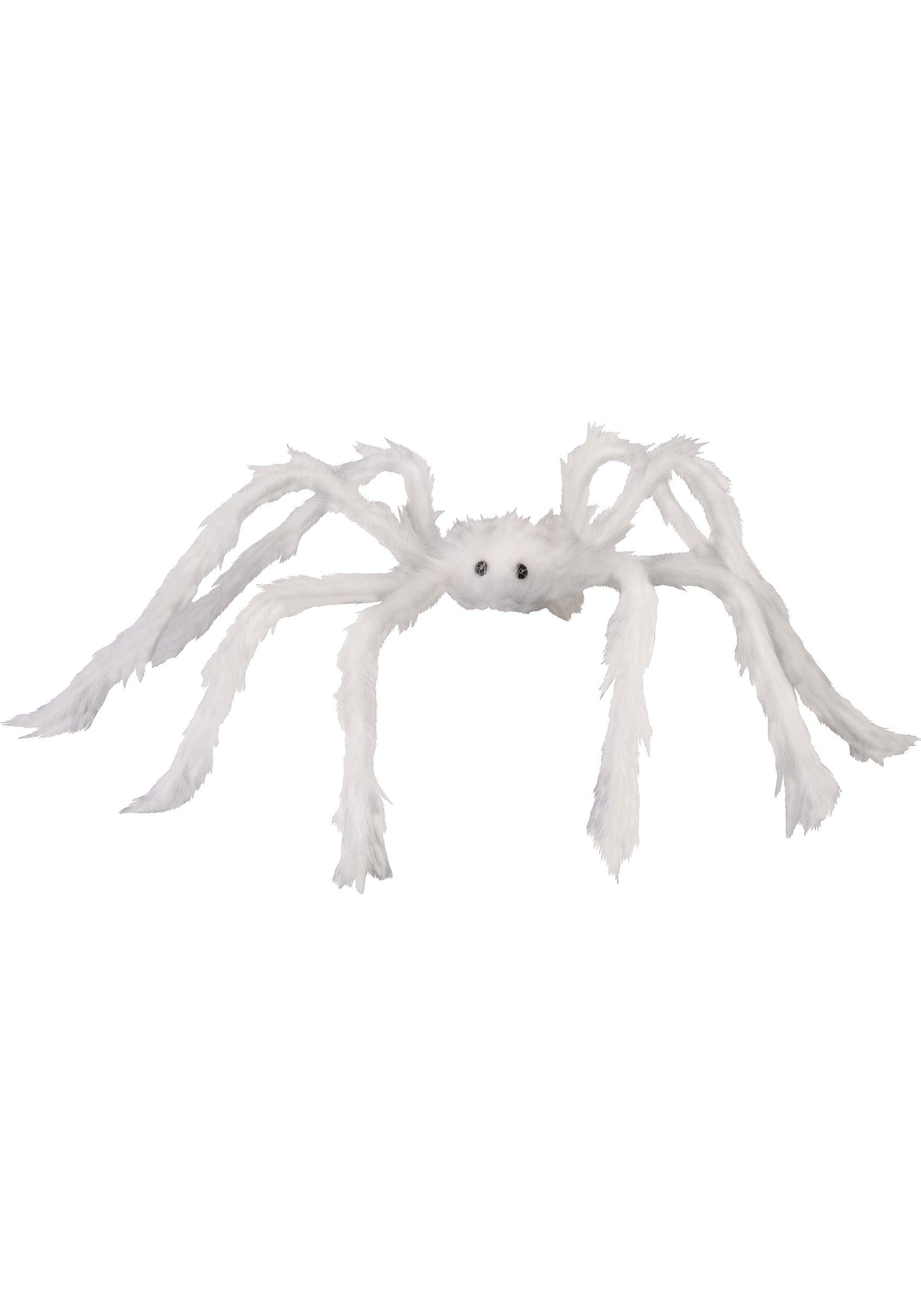 30-Inch White Widow Spider Decoration Prop | Spider Decorations