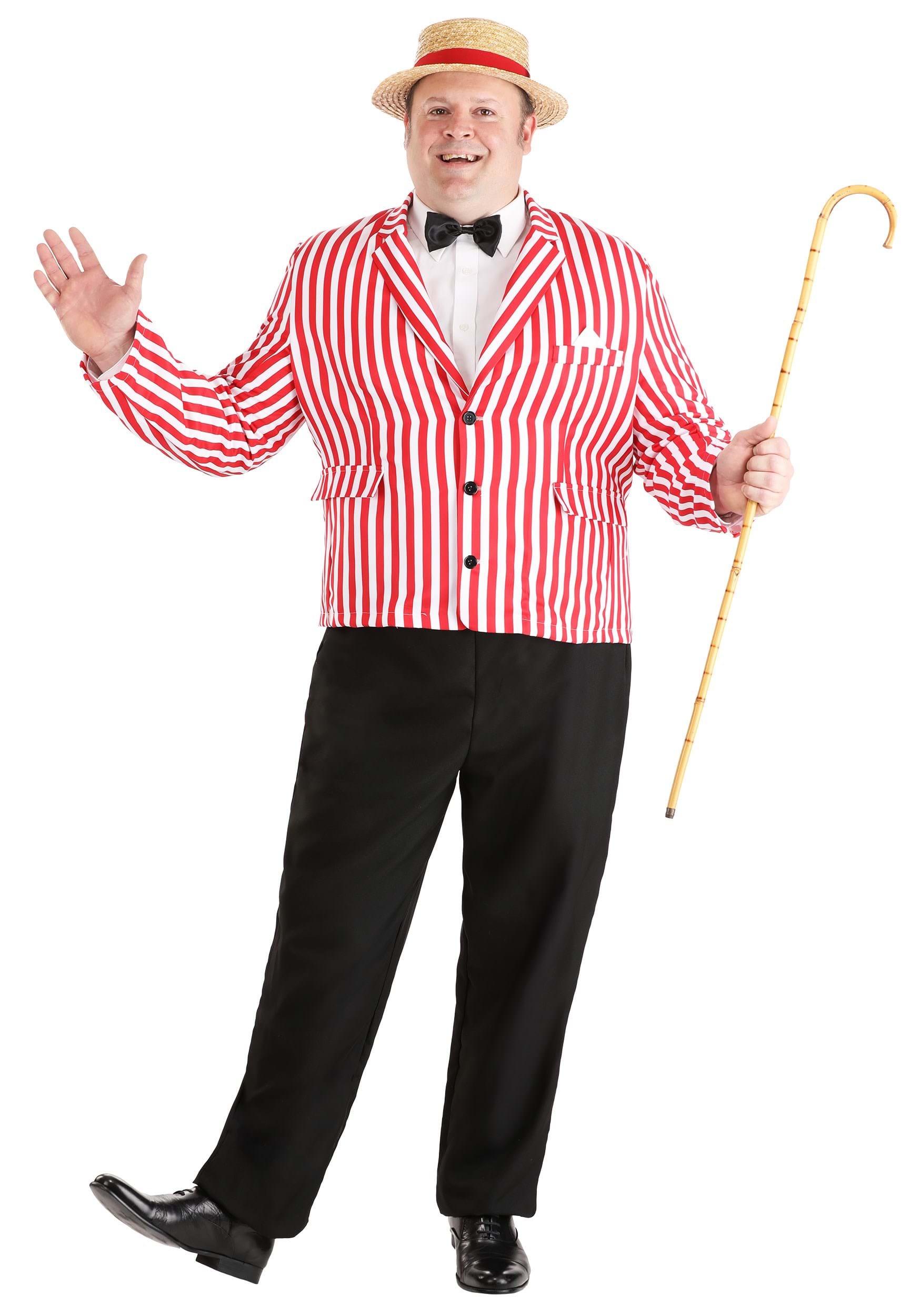 Men's Plus Size Roaring 20s Jacket Costume