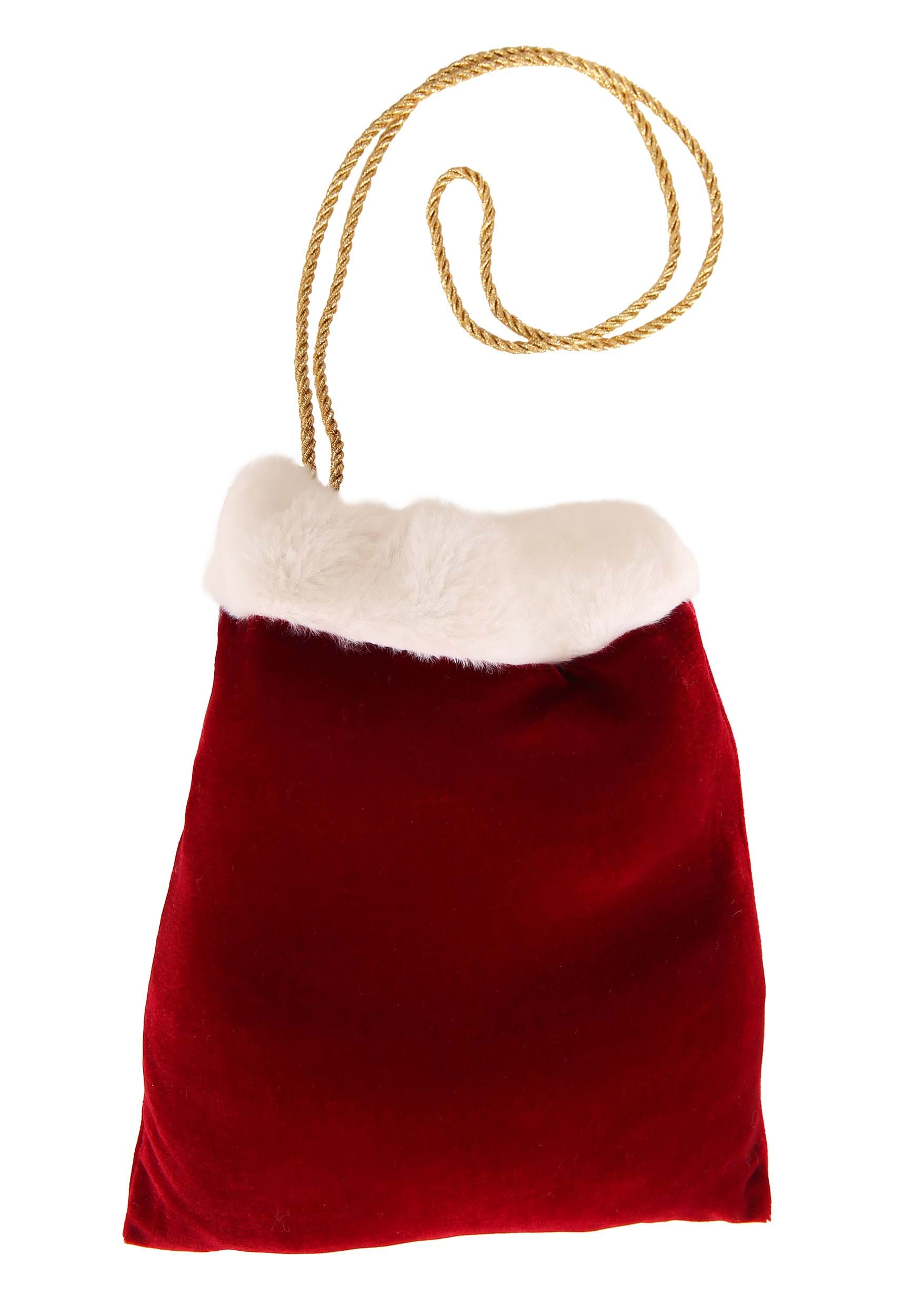 Santa Bag Costume Adult Purse