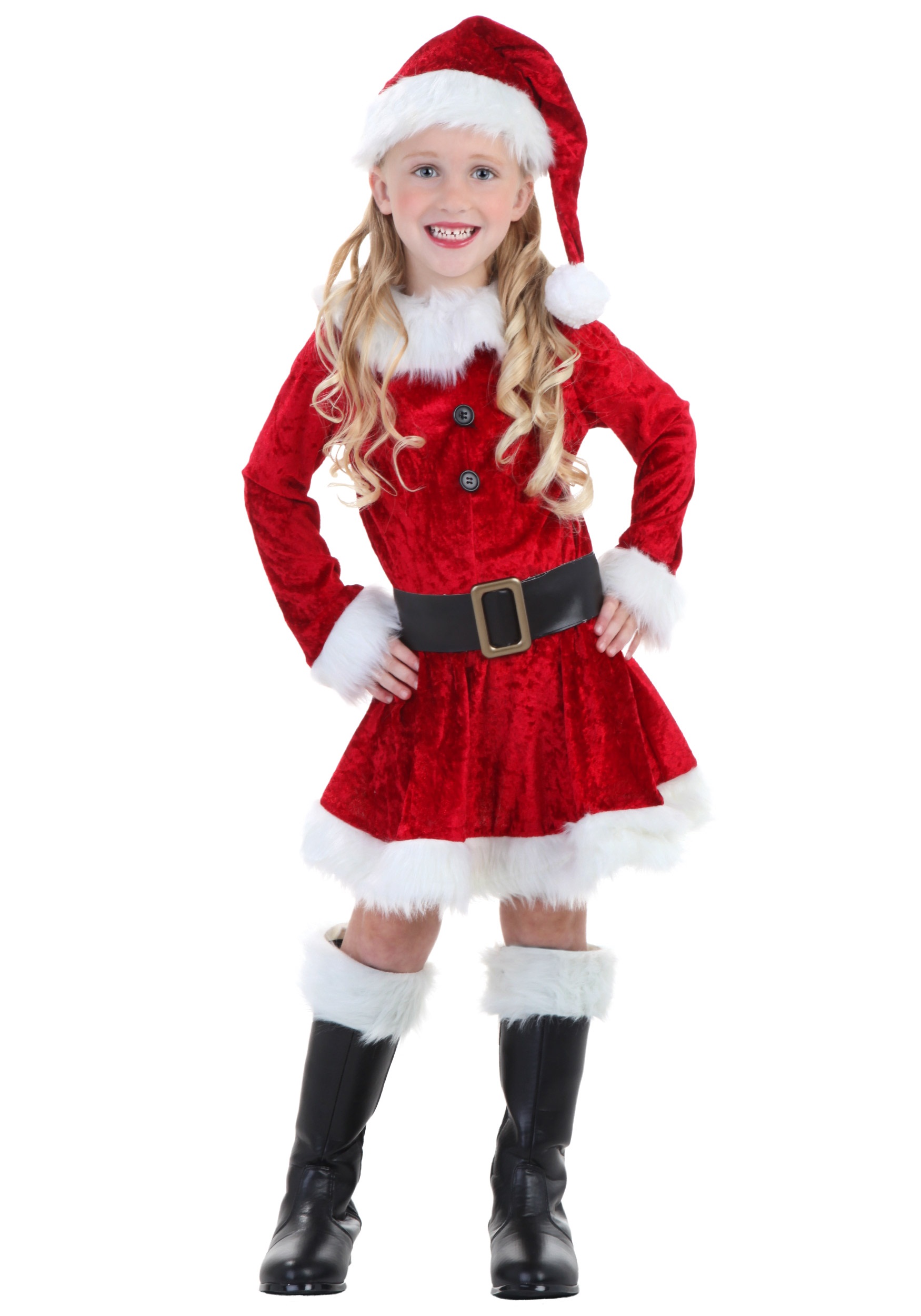 Girl's Mrs. Claus Toddler Costume | Christmas Costumes
