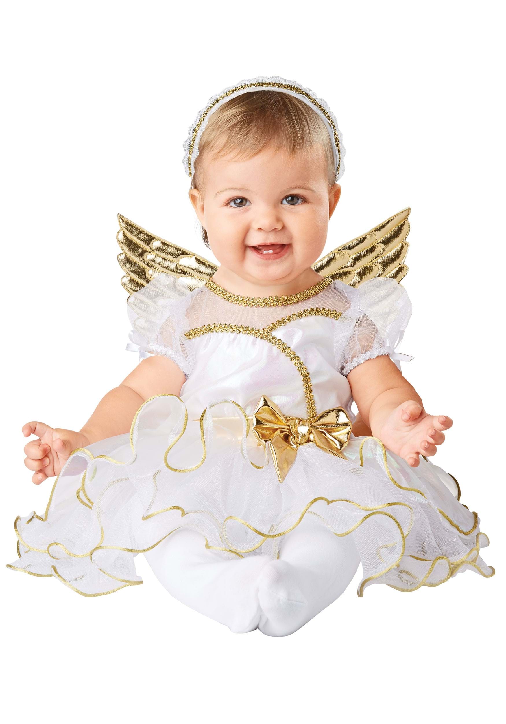 Girl's Golden Angel Baby Costume | Exclusive Infant Costumes