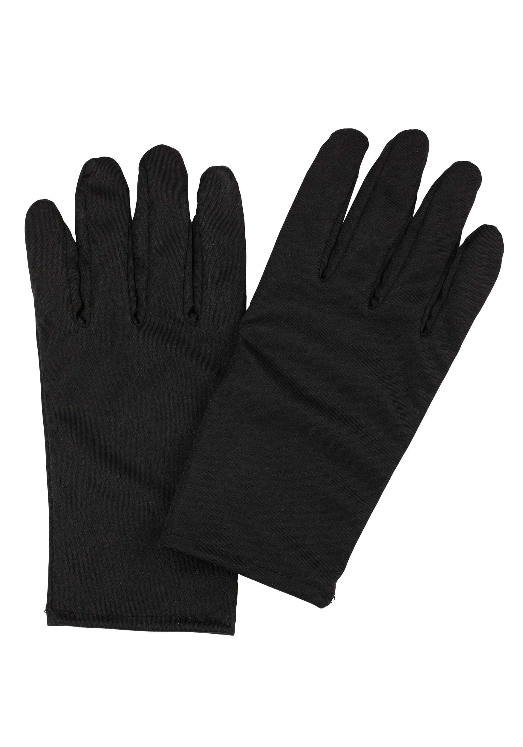 Classic Adult Black Costume Gloves | Costume Accessories