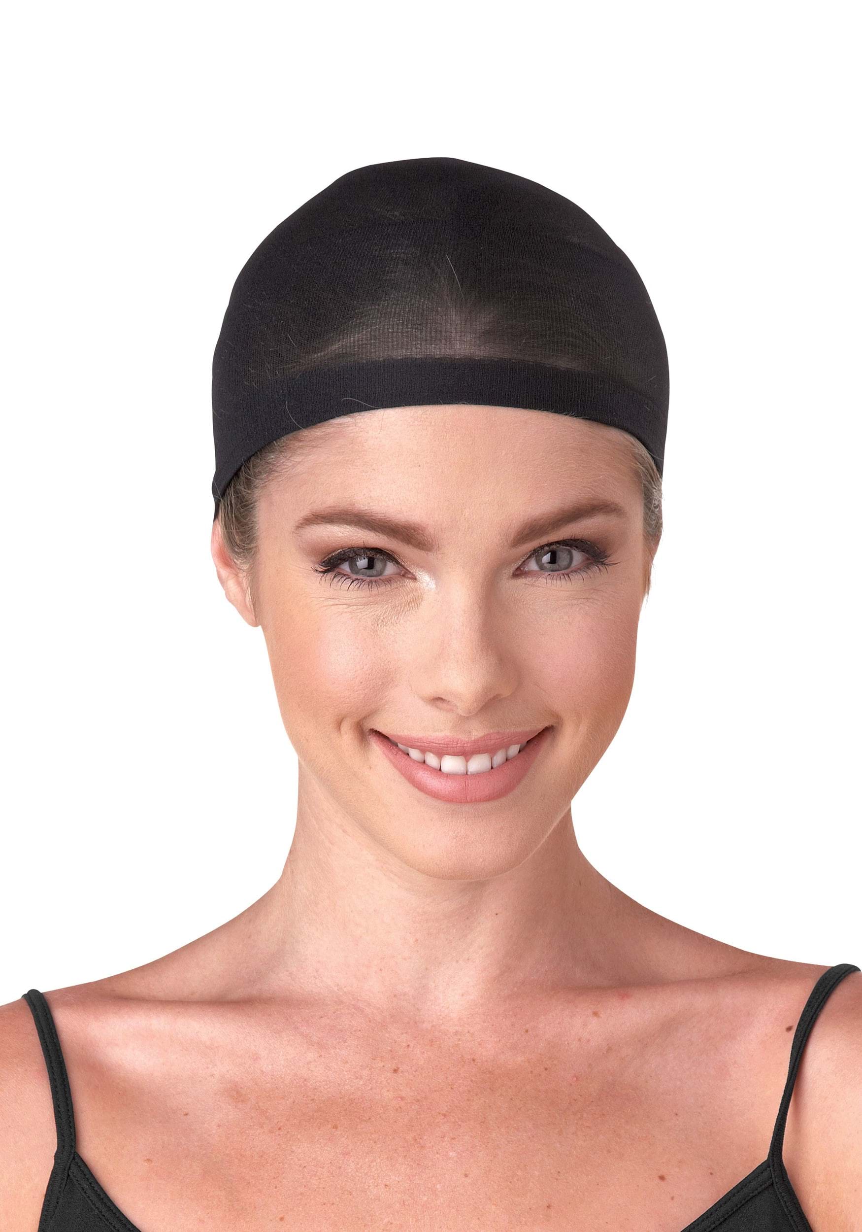 Adult Black Wig Cap | Costume Accessories