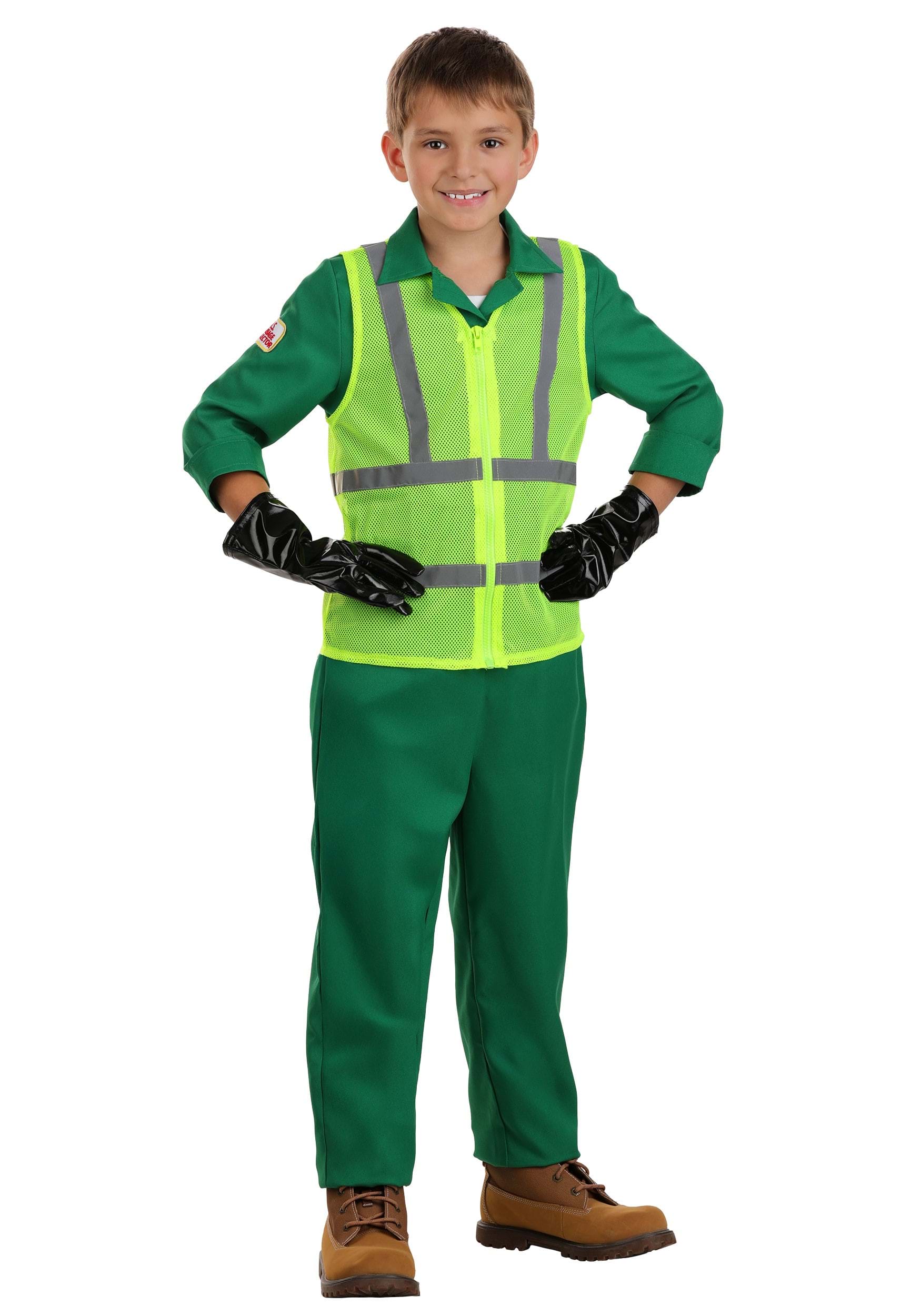 Trash Collector Kid's Costume | Uniform Costumes