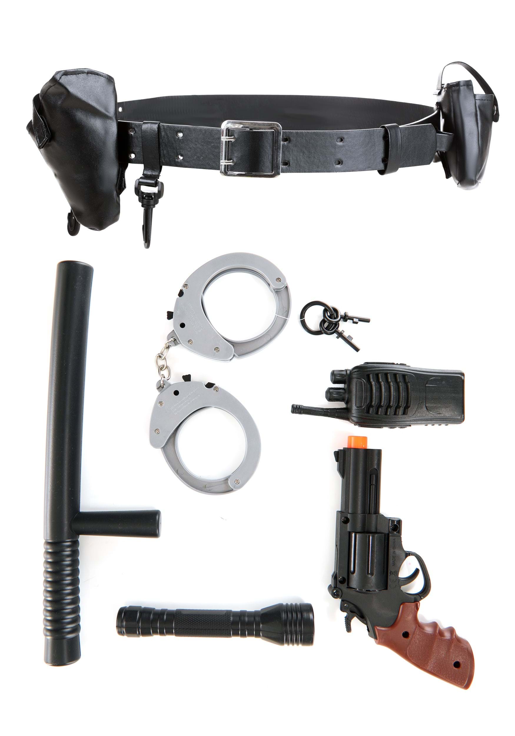 Adult Cop Costume Belt Accessory Set | Police Accessories