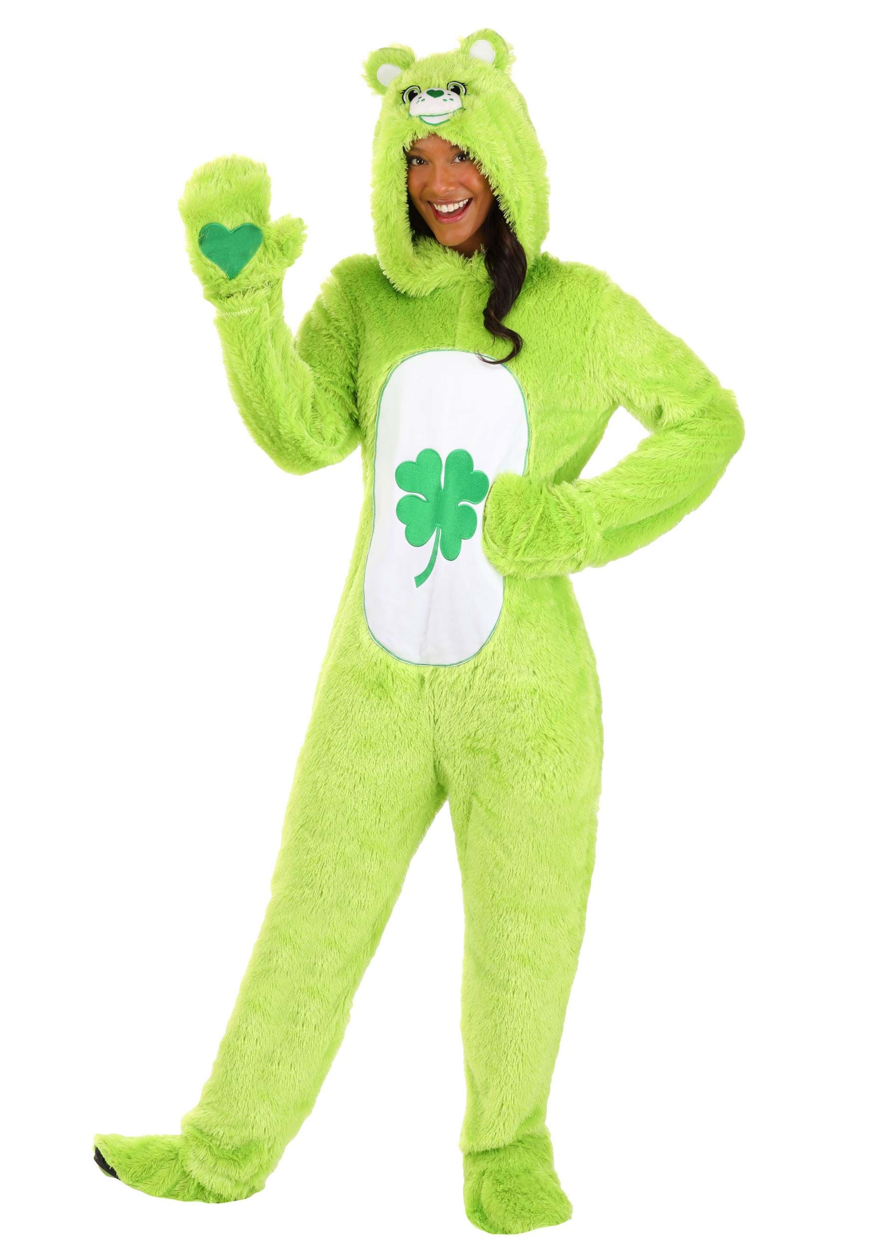 Care Bears Adult Classic Good Luck Bear CostumeAdult Care Bears Classic Good Luck Bear Costume | Care Bears Costumes