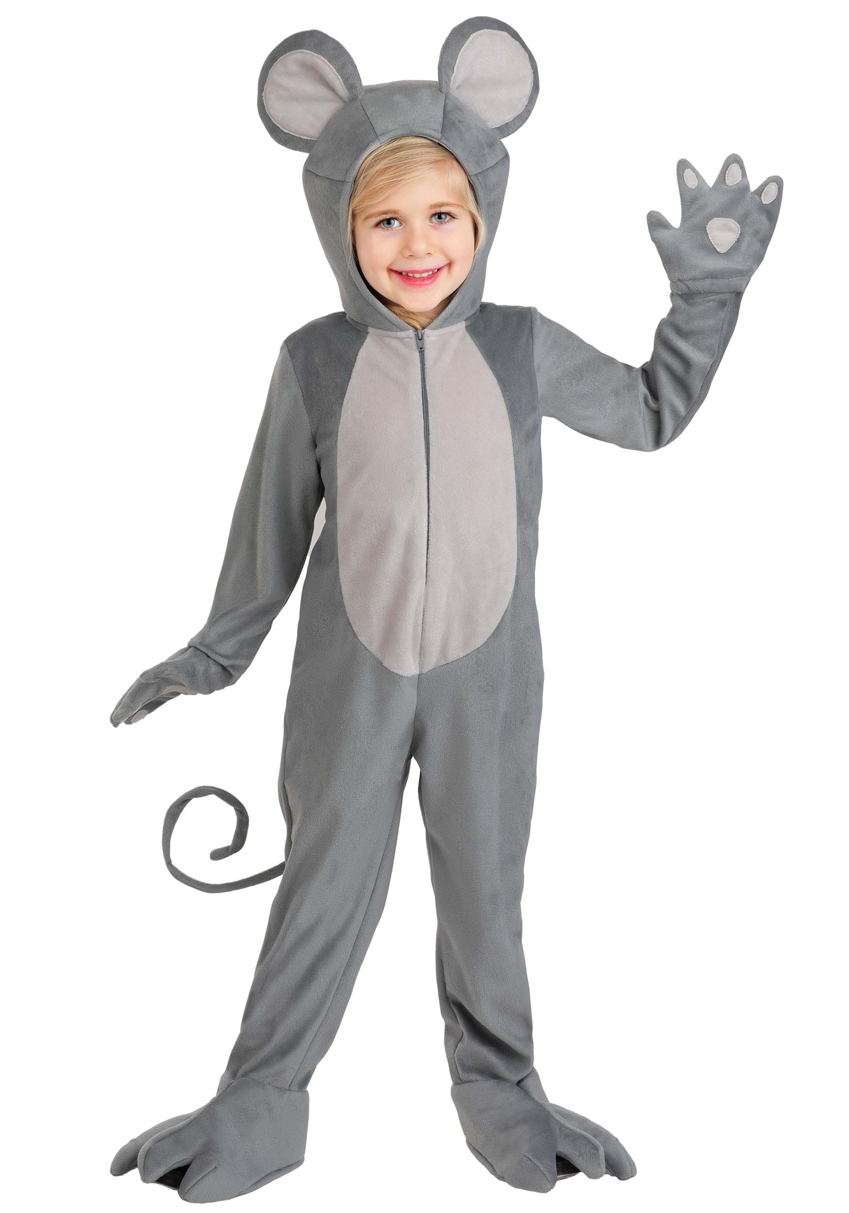 Grey Baby Mouse Toddler Costume | Kid's Mouse Costumes
