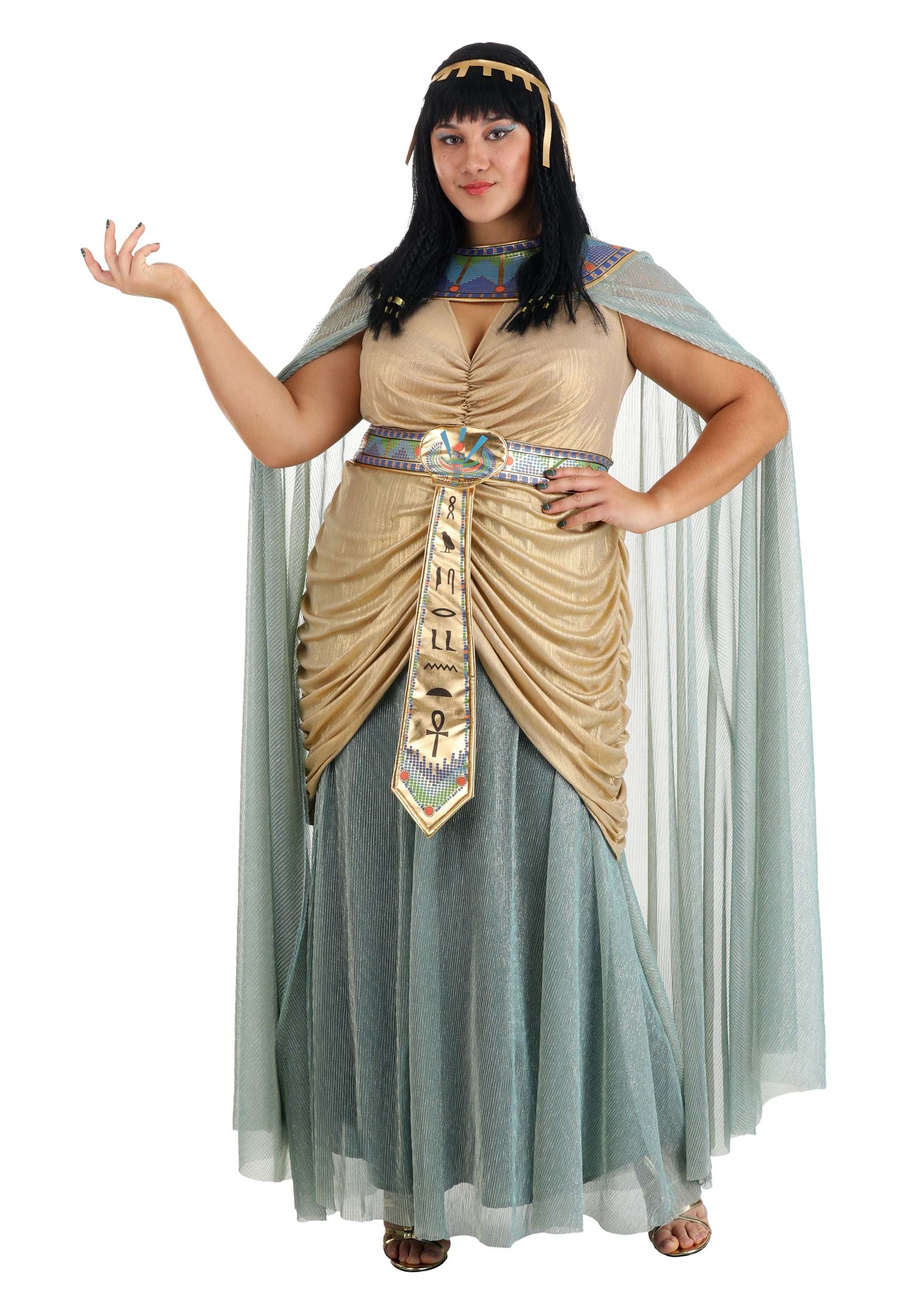 Women's Plus Size Queen Cleopatra Costume | Plus Size Egyptian Costume