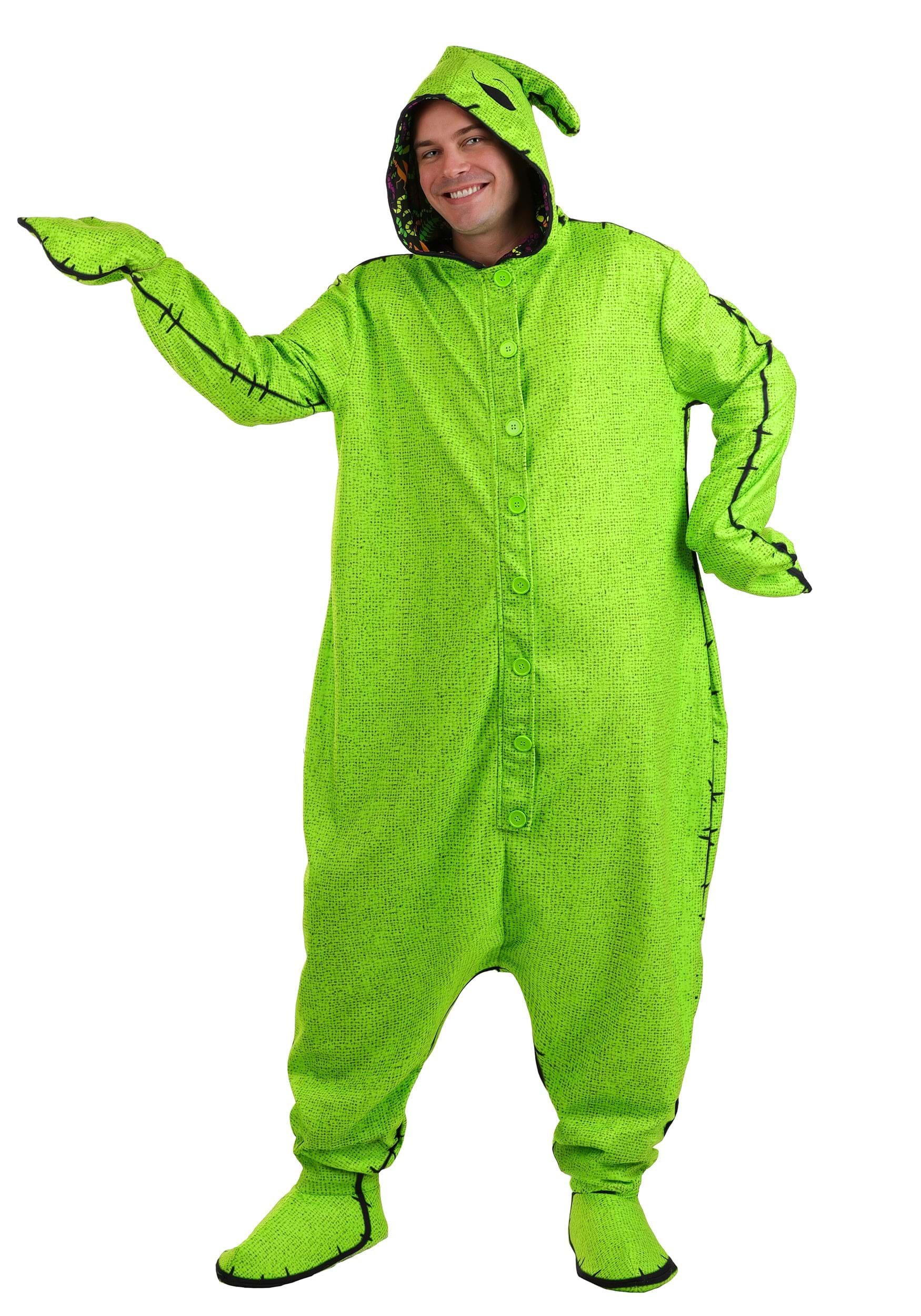 Disney Oogie Boogie Adult Onesie Costume | Disney Costumes