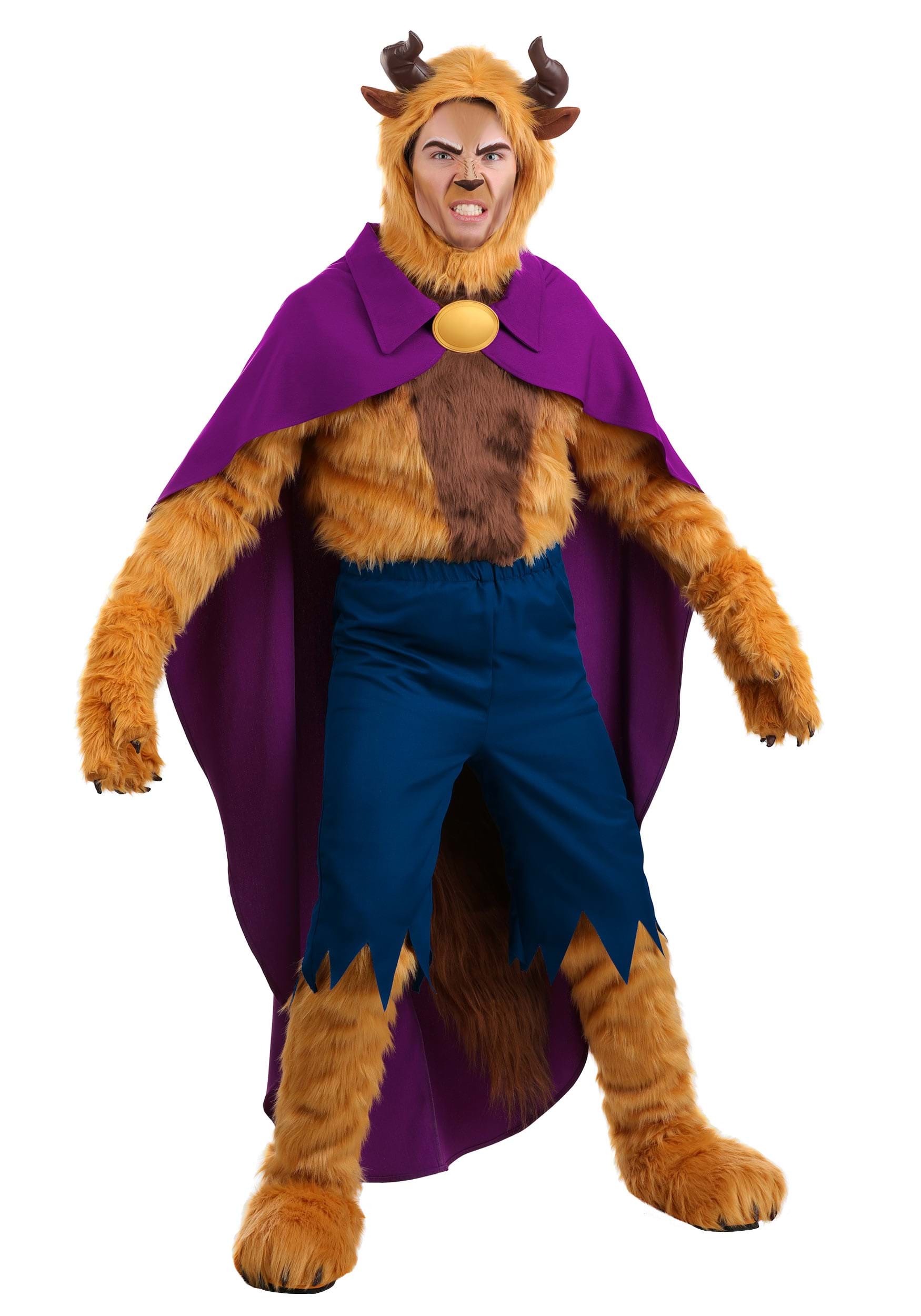 Men's Deluxe Caped Disney Beast Costume | Disney Costumes